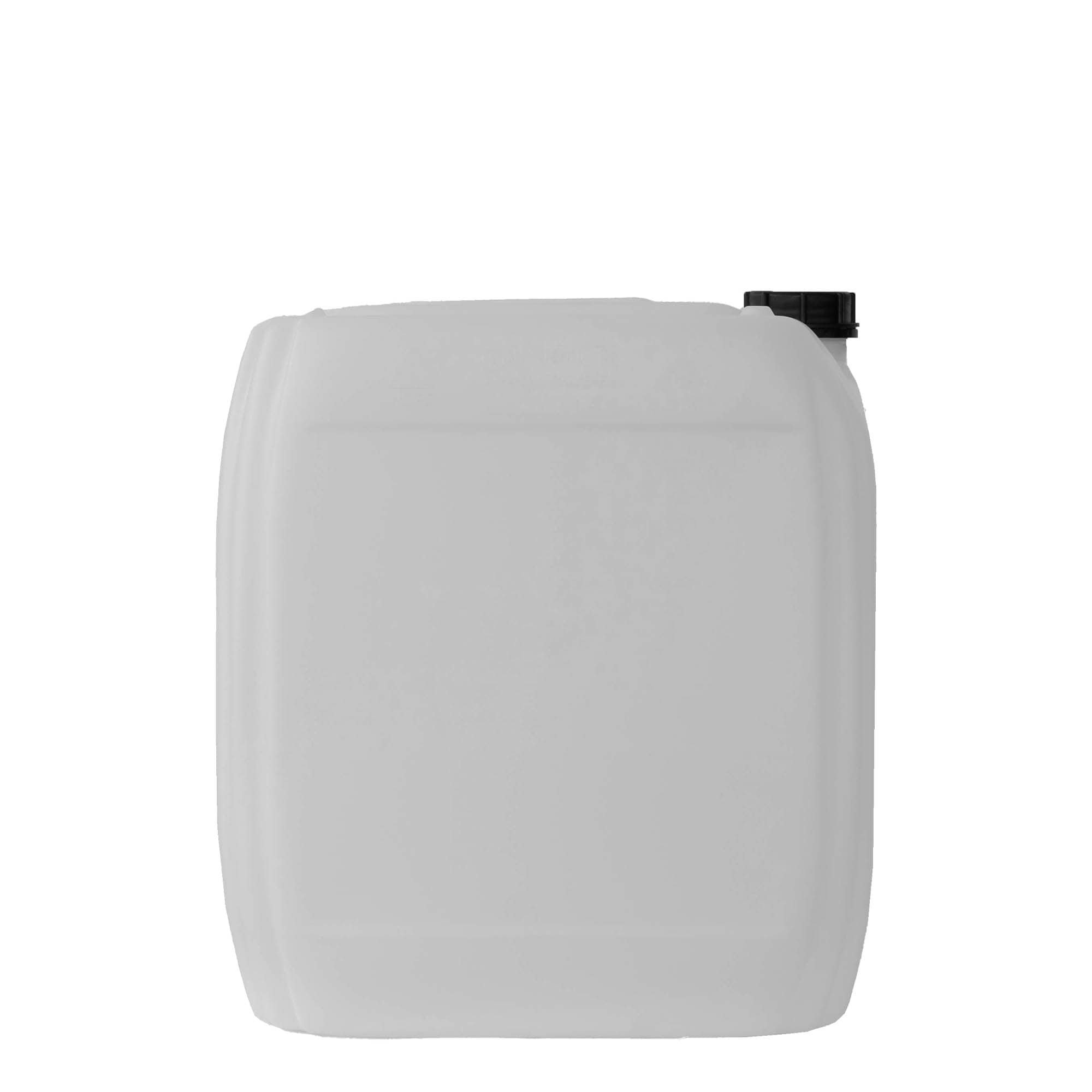 30 l kanistar, pravokutni, HDPE plastika, prirodni, otvor: ND 60