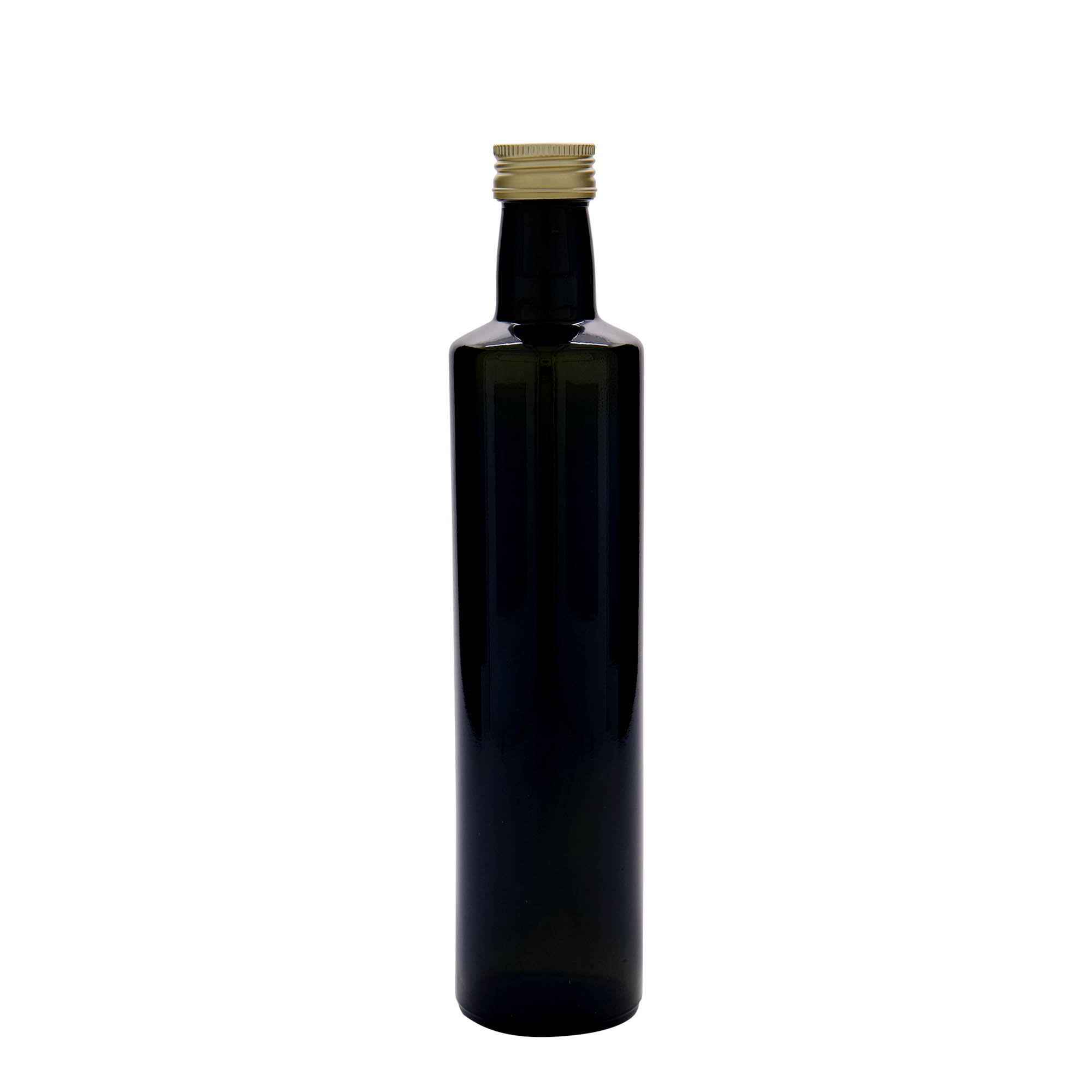 500 ml staklena boca 'Dorica', antikno zelena, grlo: PP 31,5 500 ml staklena boca 'Dorica', antikno zelena, grlo: PP 31,5