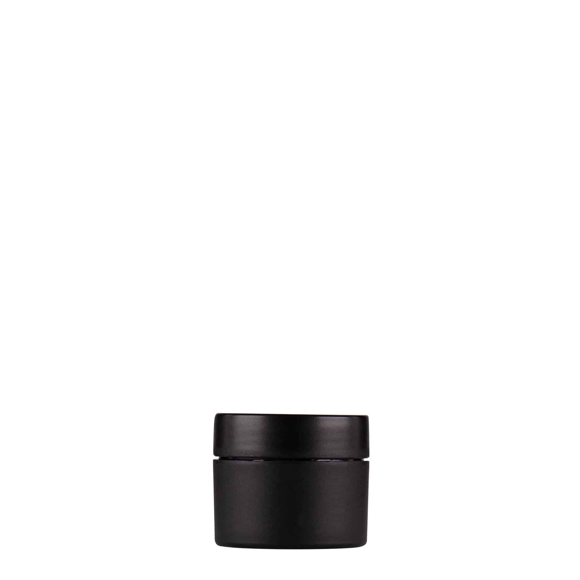 5 ml plastična posuda 'Antonella', PP, crna, otvor: navojni poklopac