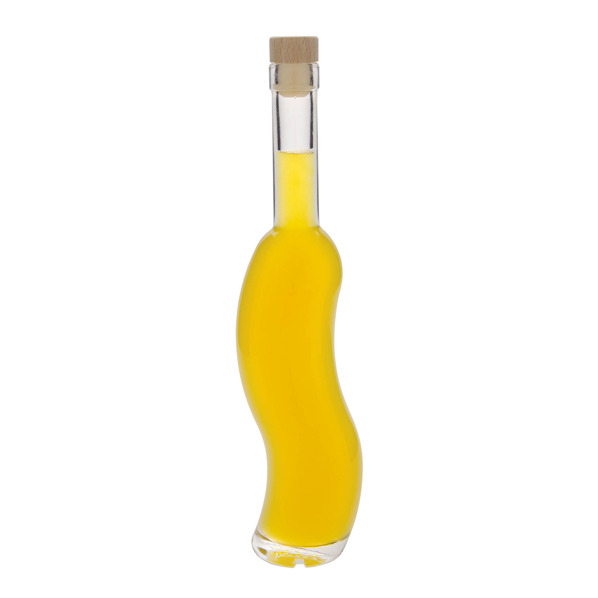 Staklena boca 350 ml 'La-Ola', poluokrugla, otvor: pluteni čep