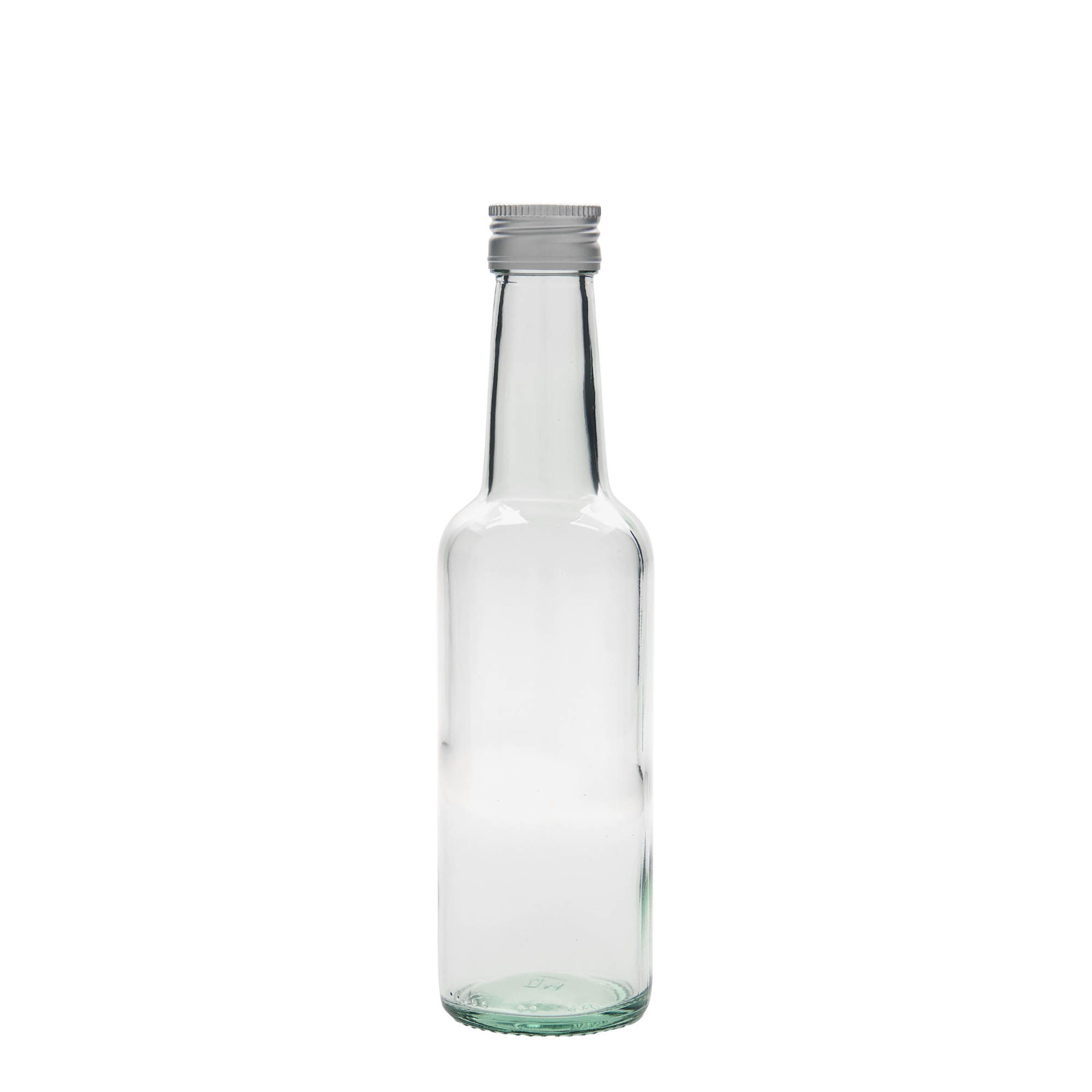 250 ml staklena boca s ravnim vratom, grlo: PP 28 250 ml staklena boca s ravnim vratom, grlo: PP 28
