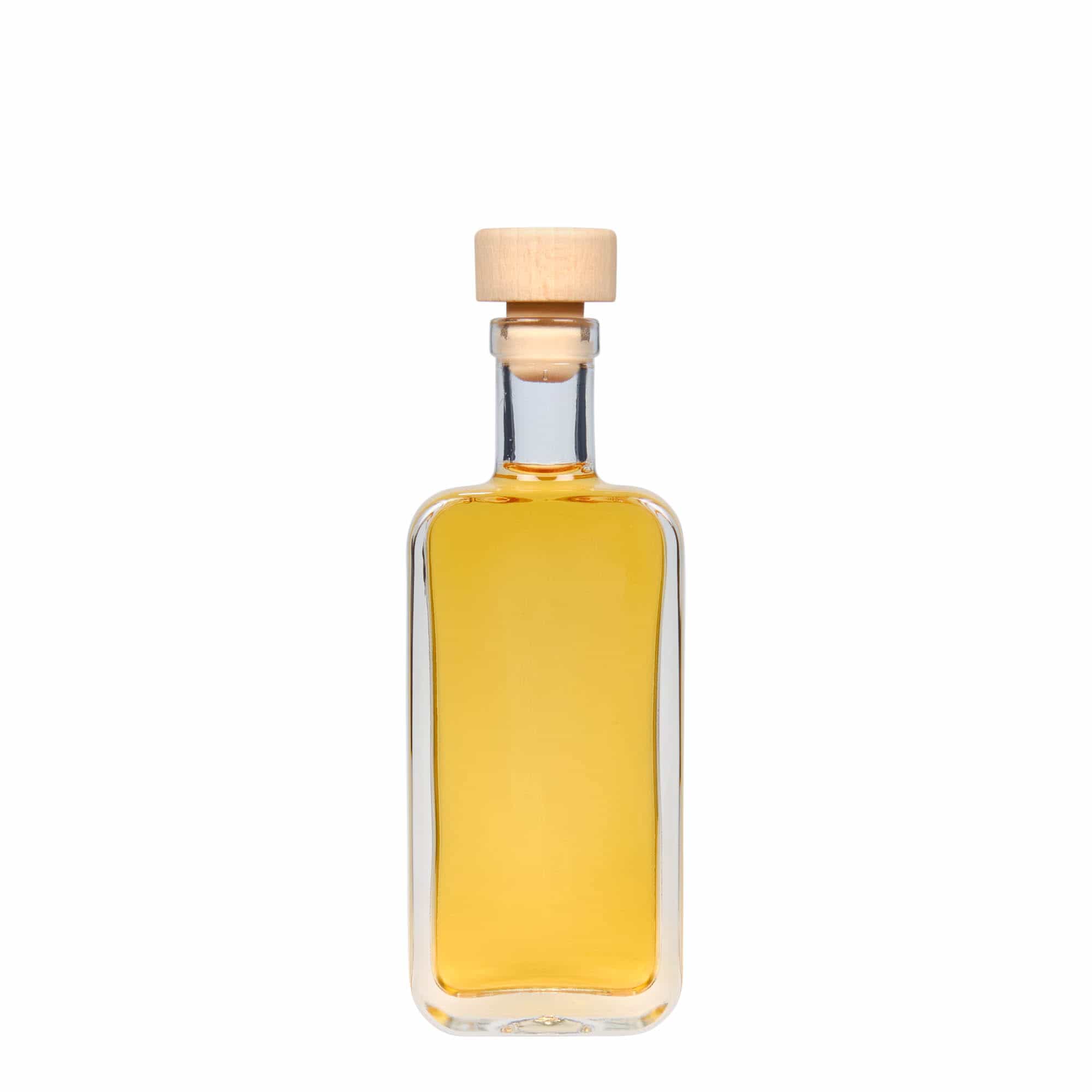 100 ml staklena boca 'Nice', pravokutna, grlo: pluta