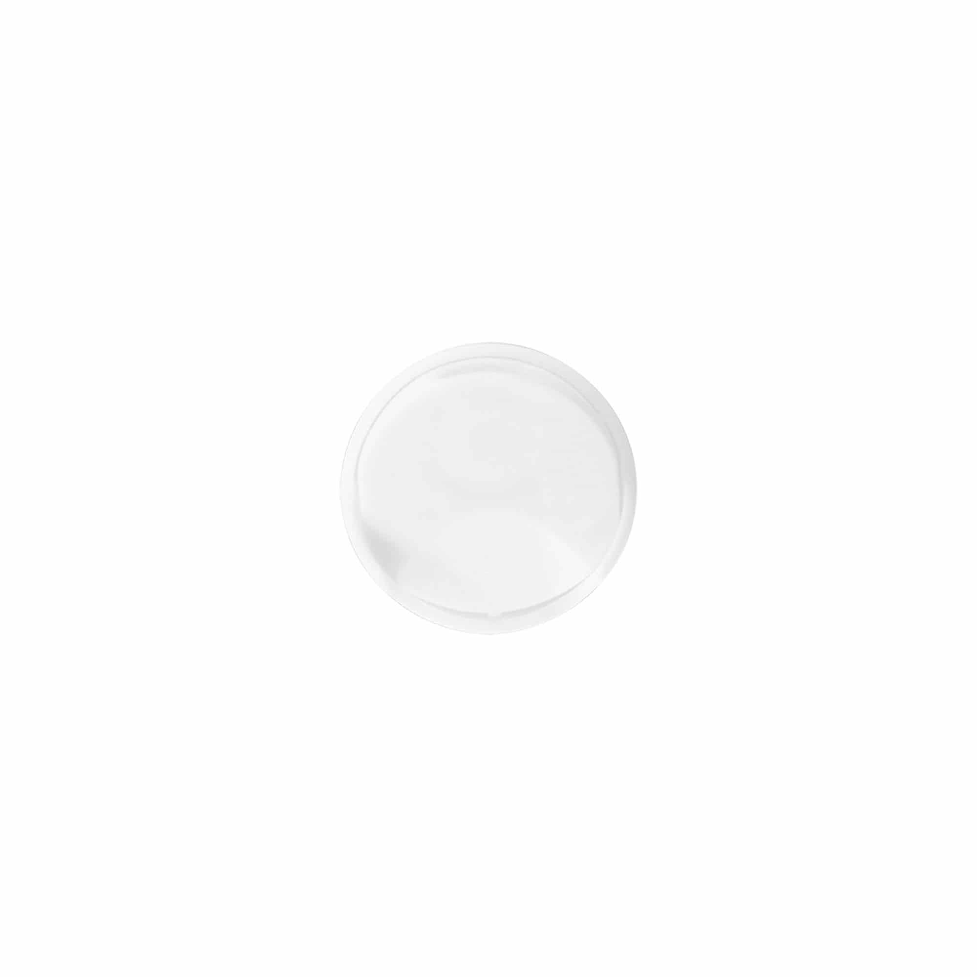 Navojni čep Disc Top, PP plastika, bijeli, za otvor: 24/410