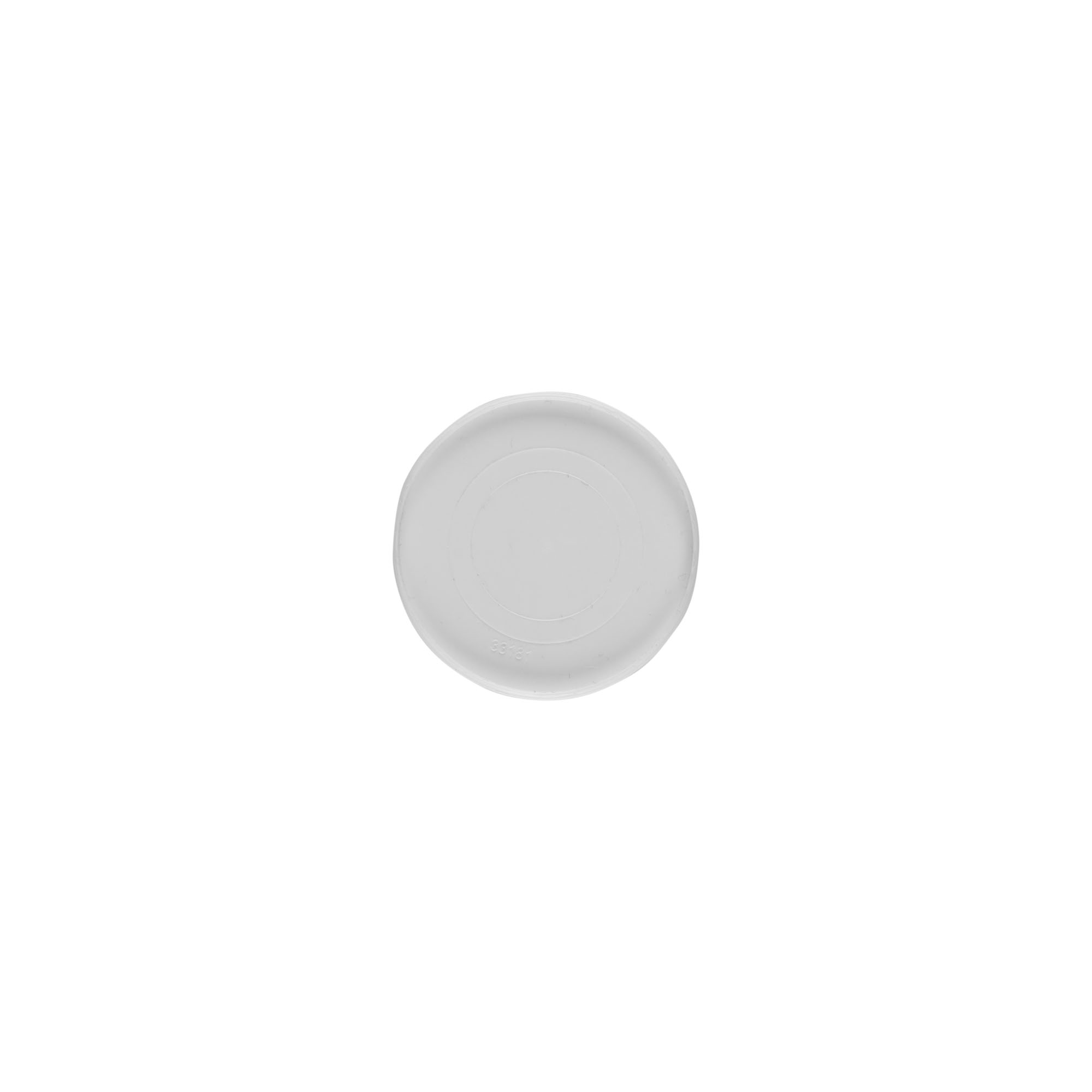 Zaštitni poklopac za 50 ml 'Bianca', PP plastika, bijeli