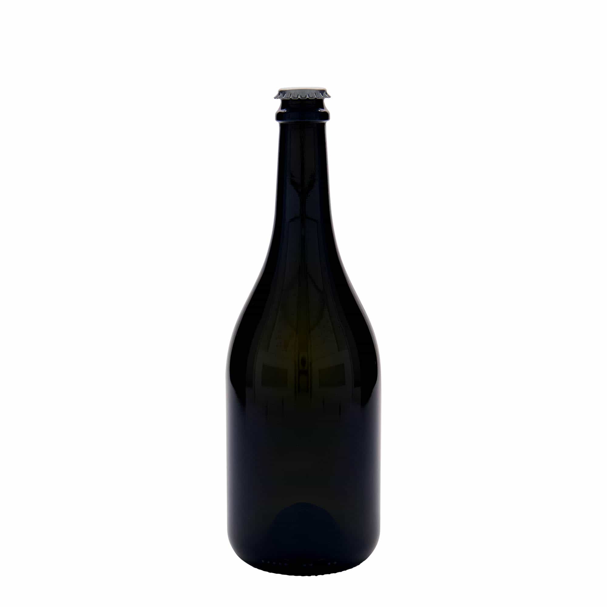 750 ml boca piva 'Horta', staklo, antikno zeleno, otvor: krunski čep