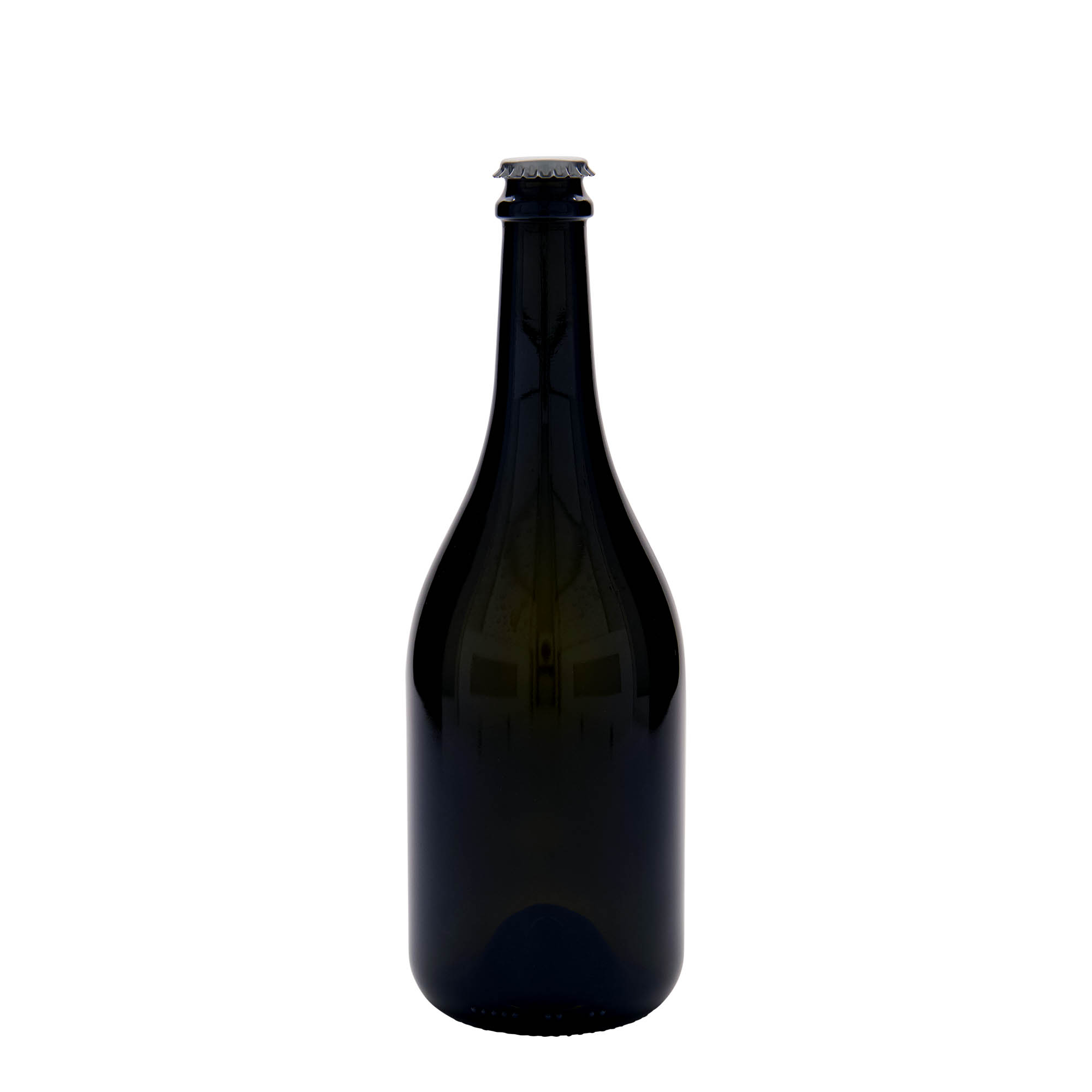 750 ml boca piva 'Horta', staklo, antikno zeleno, otvor: krunski čep 750 ml boca piva 'Horta', staklo, antikno zeleno, otvor: krunski čep