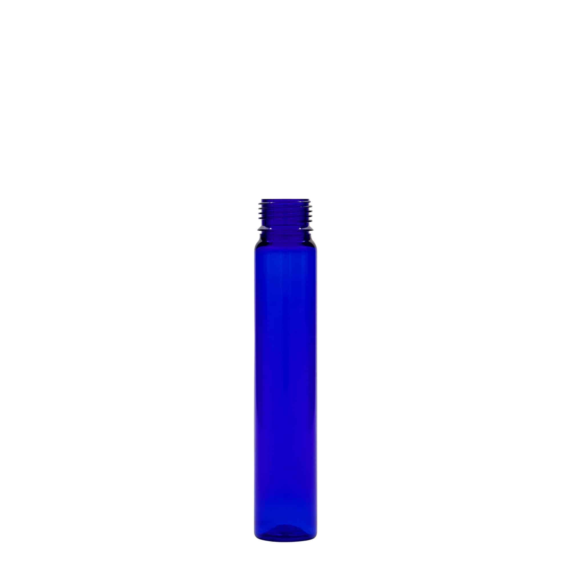 25 ml PET-cijev, plastika, kraljevsko plava, otvor: navojni zatvarač
