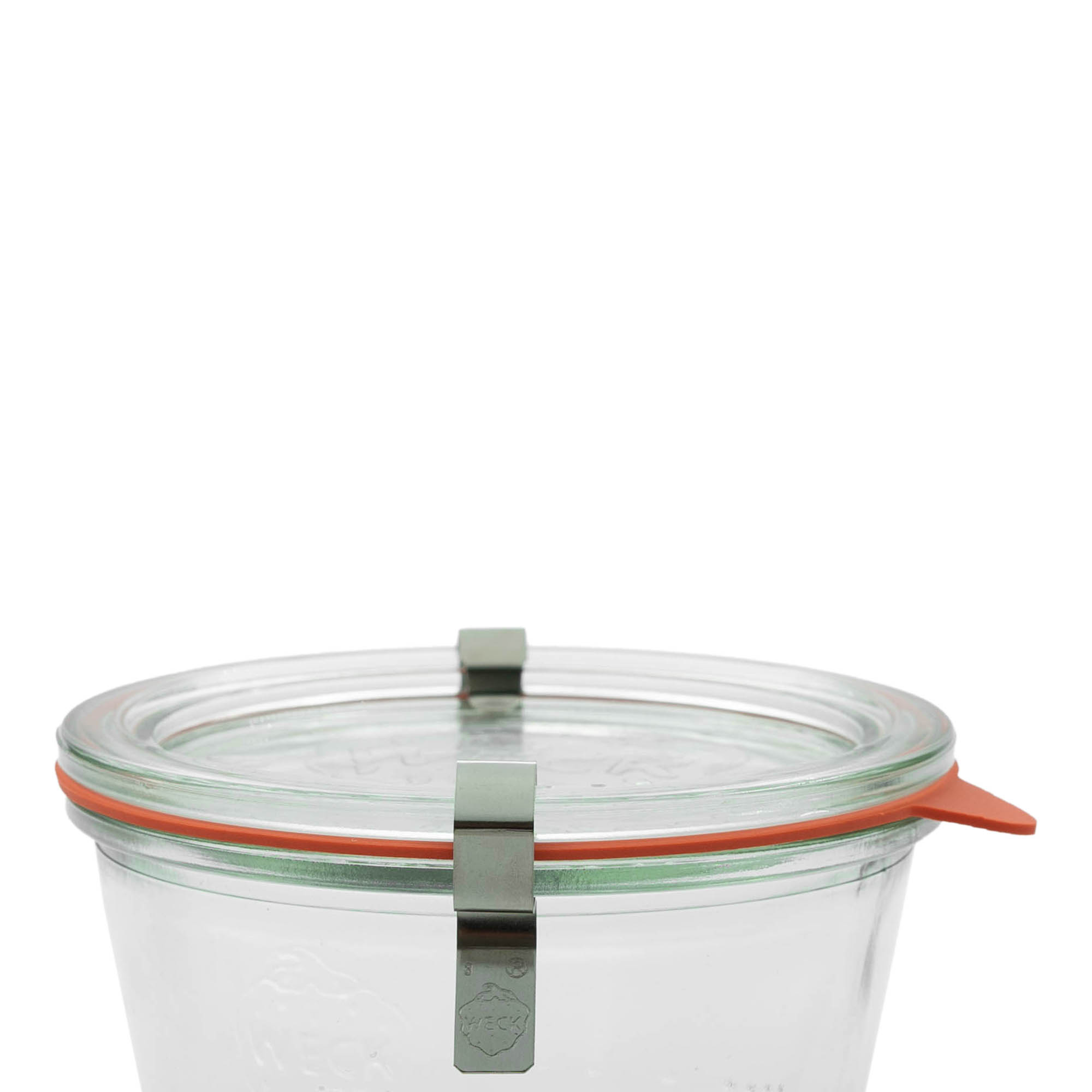 WECK-stezaljka #, nehrđajući čelik, srebrna