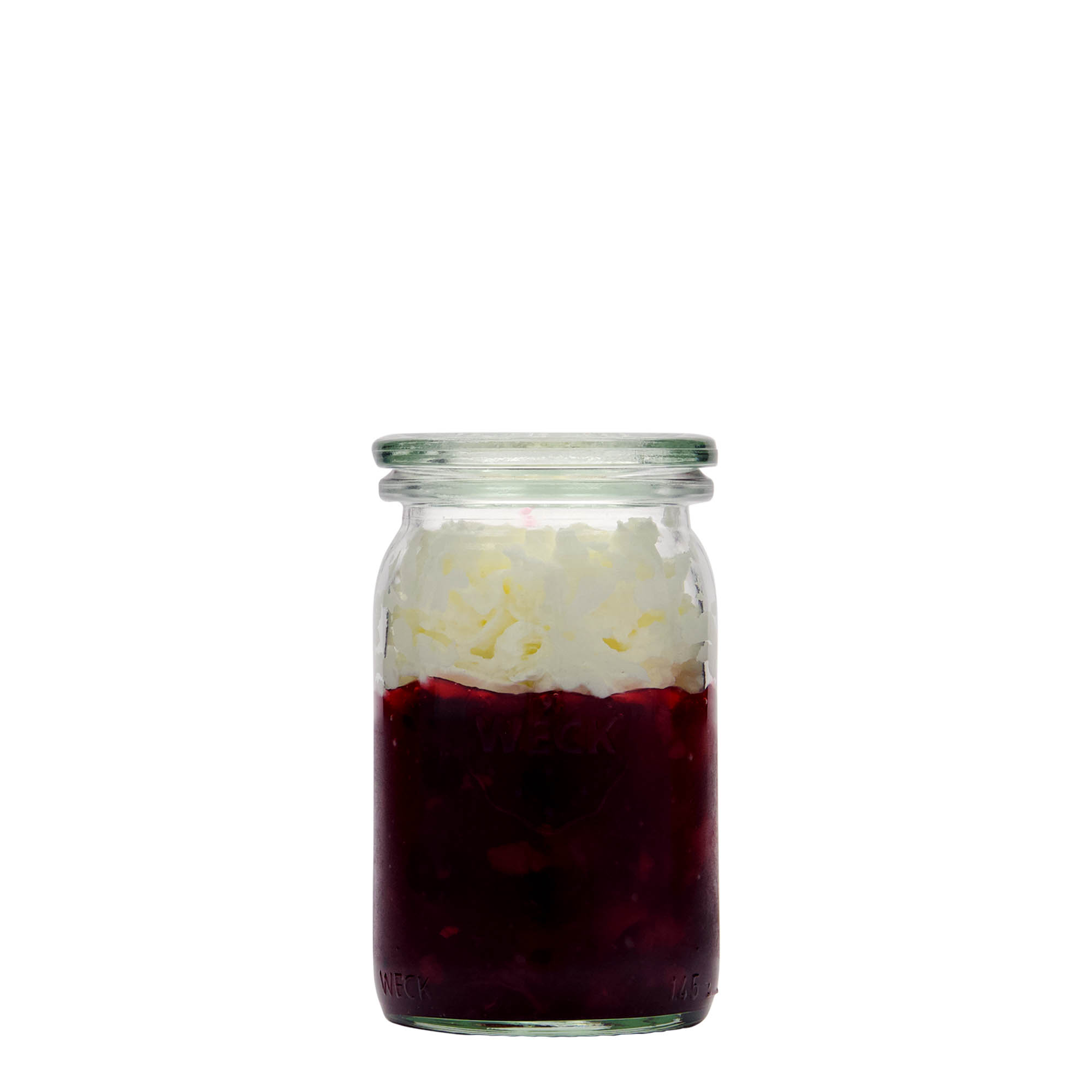 145 ml WECK cilindarska staklenka, otvor: okrugli rub 145 ml WECK cilindarska staklenka, otvor: okrugli rub