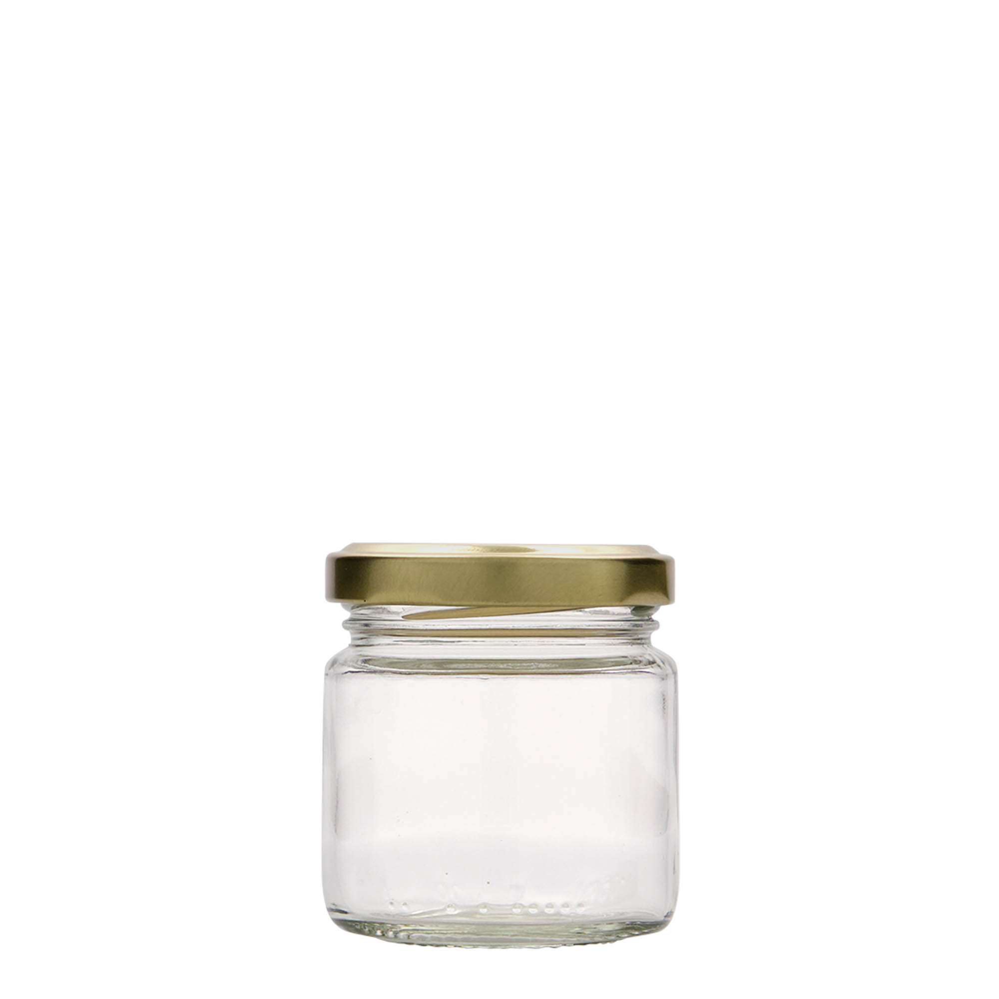 106 ml okrugla staklenka, grlo: Twist-Off (TO 53) 106 ml okrugla staklenka, grlo: Twist-Off (TO 53)
