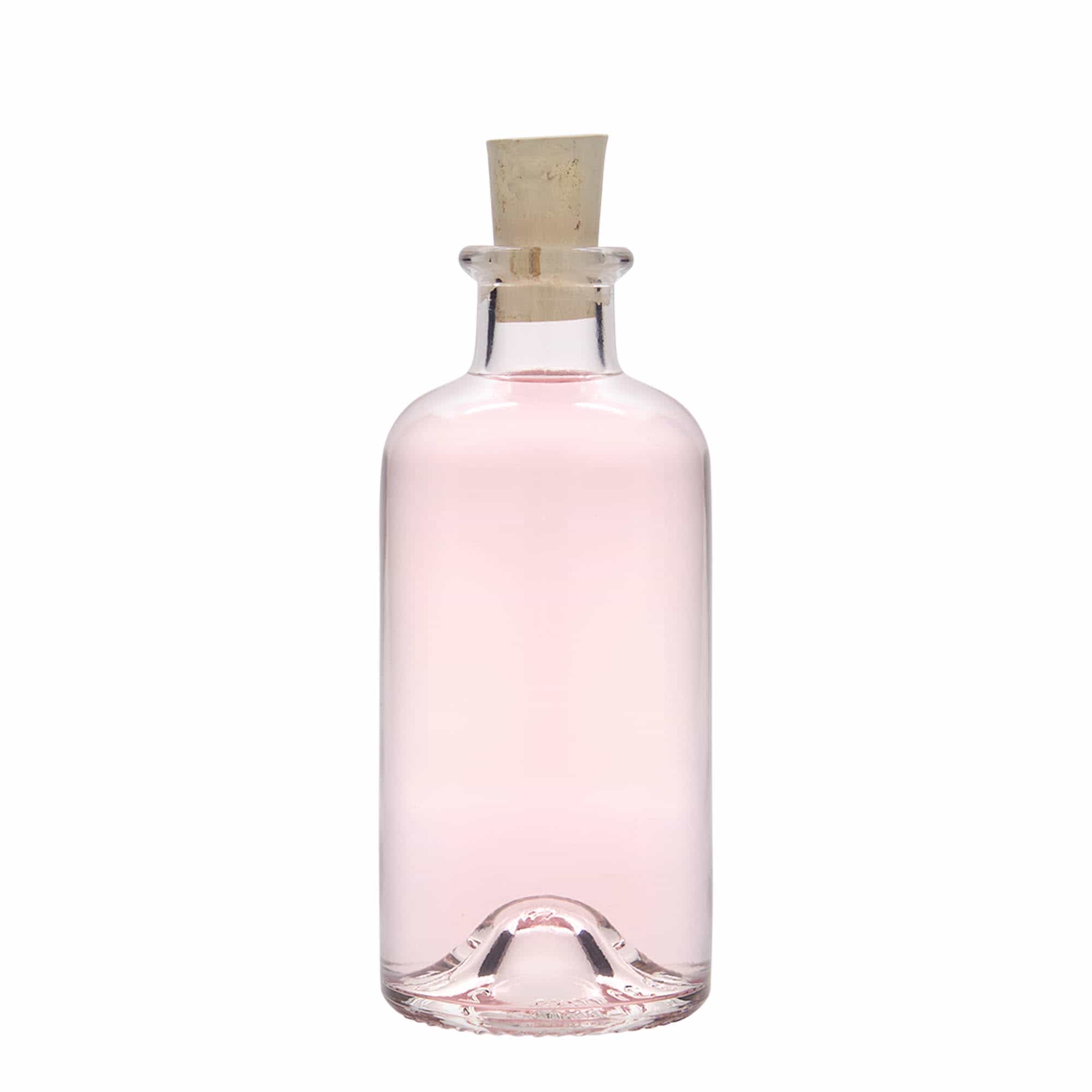 Apotekarska staklena boca 200 ml, otvor: pluteni čep