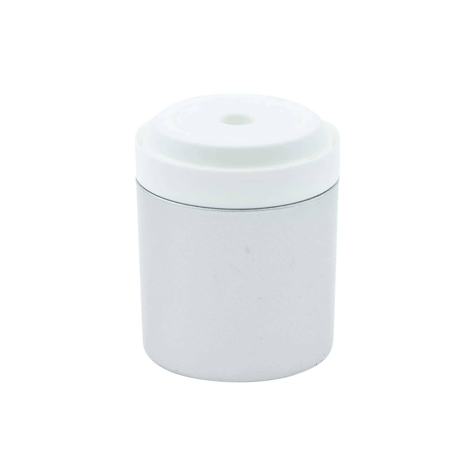 Airless dozator, pumpica 'Mezzo', PP plastika, srebrna