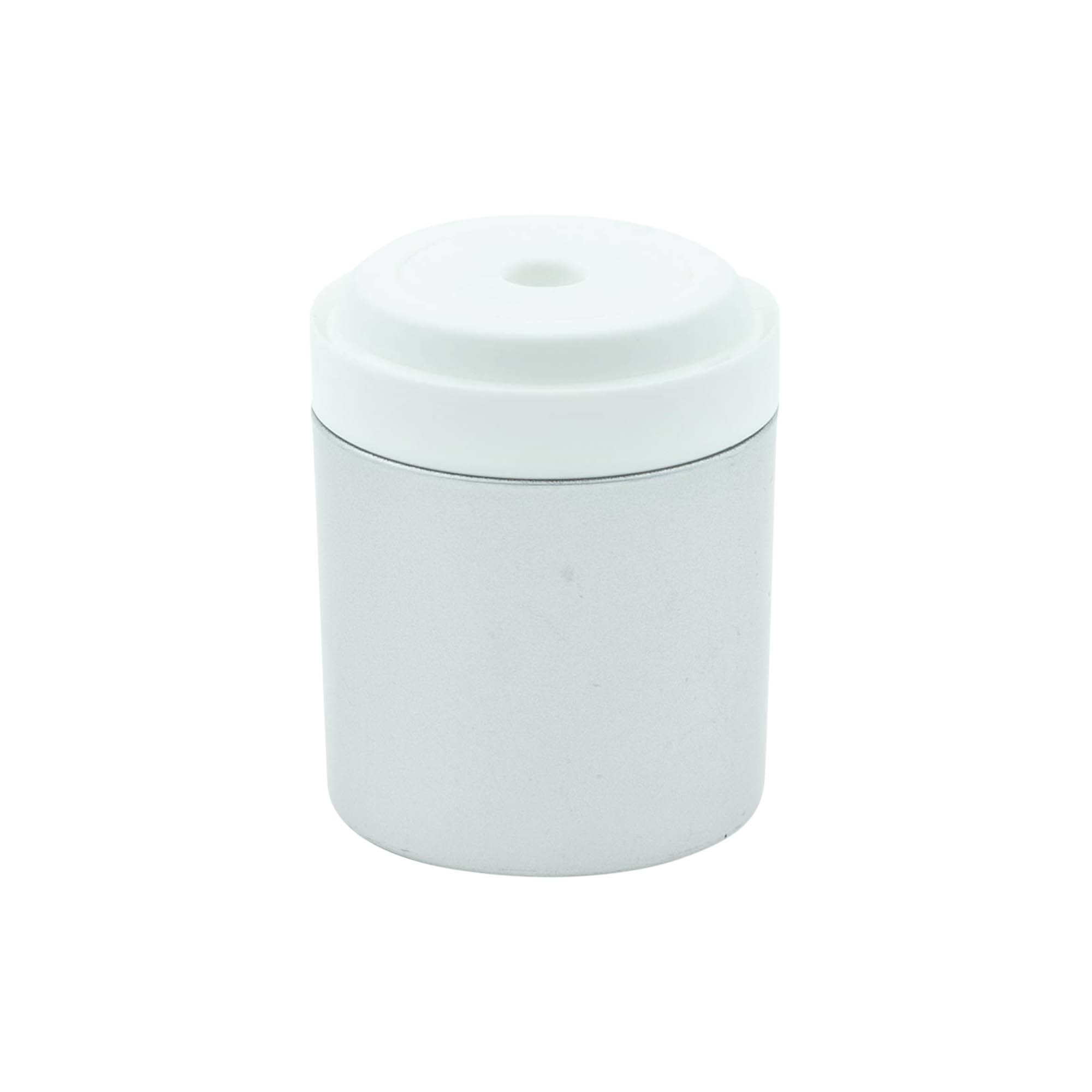 Pumpa za doziranje Airless „Mezzo“, tip D, PP plastika, bijela s mat srebrnom metalik kapom