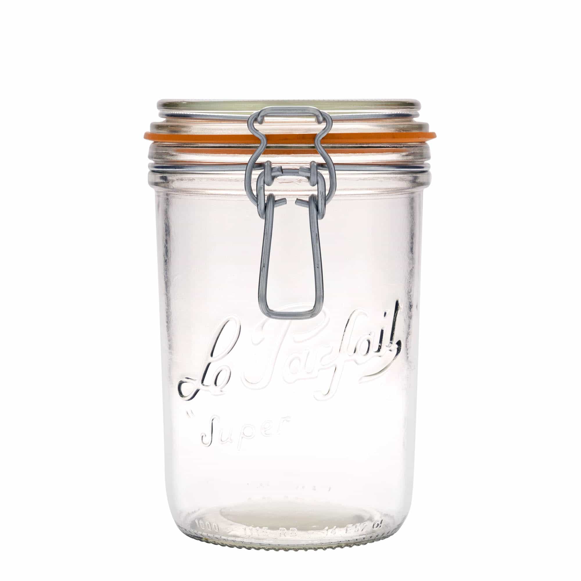 1.000 ml staklenka s žičanim zatvaračem 'Le Parfait Super Terrine', otvor: žičani zatvarač 1.000 ml staklenka s žičanim zatvaračem 'Le Parfait Super Terrine', otvor: žičani zatvarač