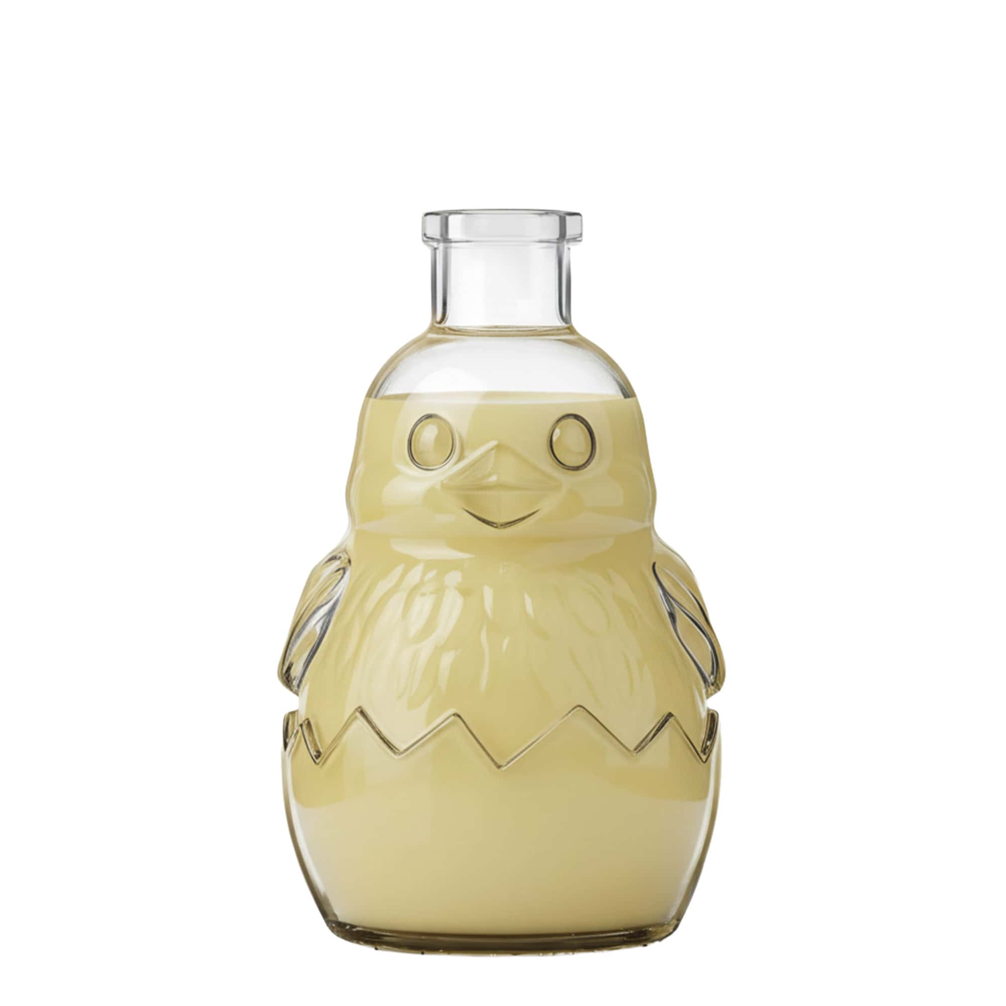 200 ml staklena boca 'Pilić', otvor: plutani čep