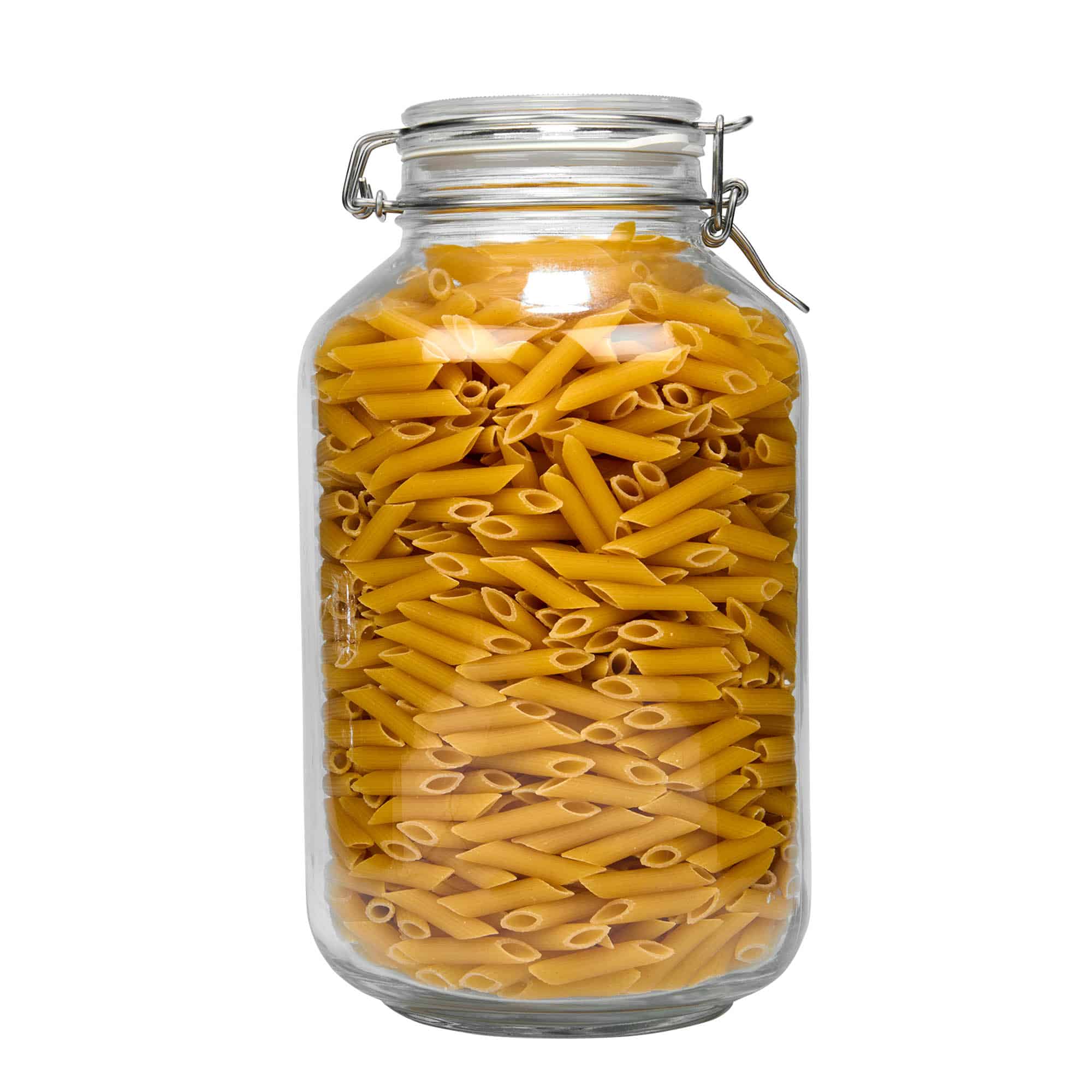 4.000 ml staklena tegla s žičanim zatvaračem 'Fido', otvor: žičani zatvarač