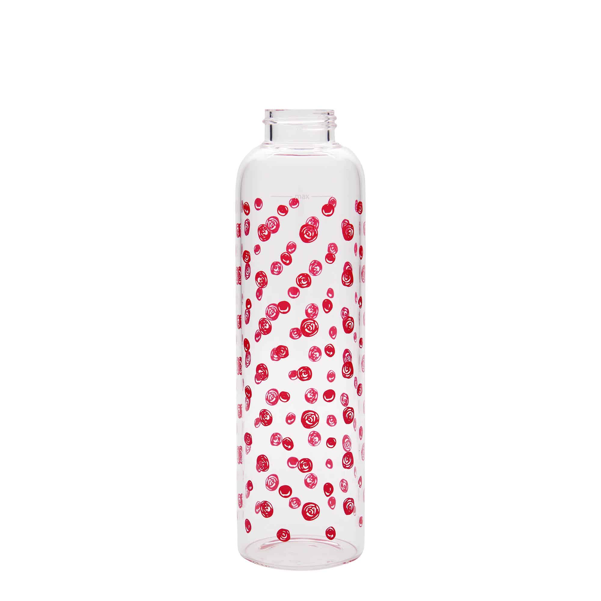 500 ml boca za piće 'Perseus - Crvene točkice', otvor: navojni zatvarač