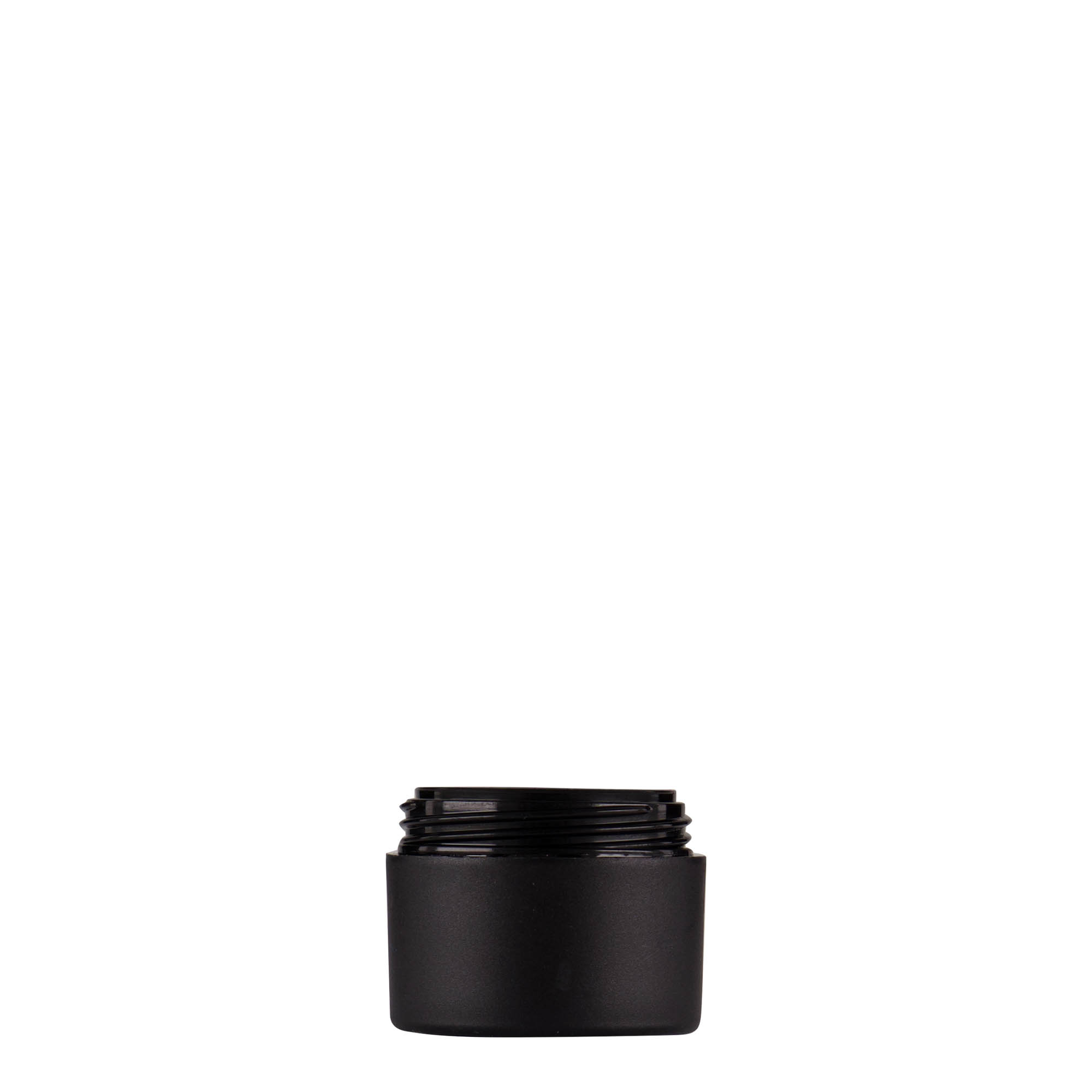 5 ml plastična posuda 'Antonella', PP, crna, otvor: navojni poklopac
