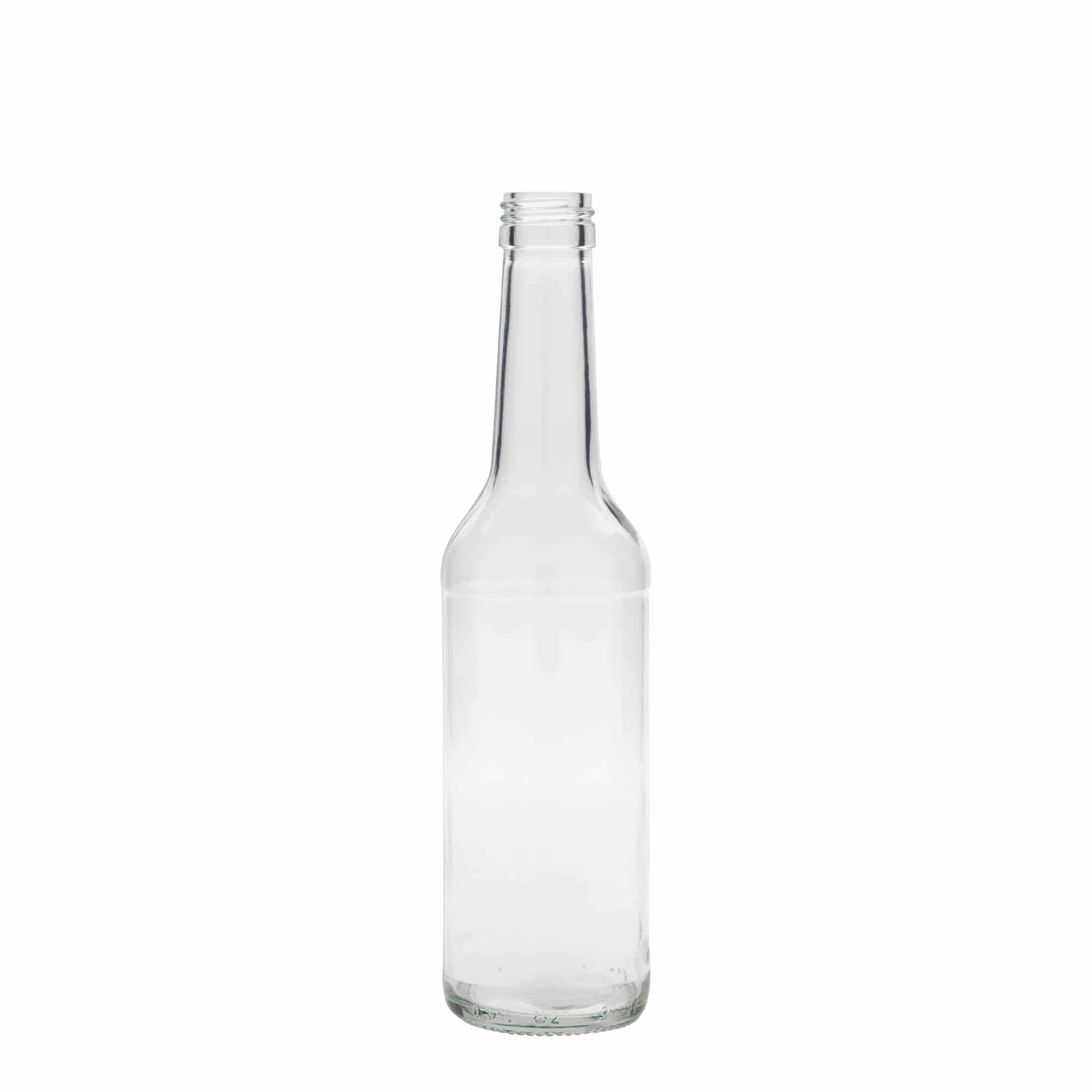 Staklena boca 350 ml s ravnim grlom, otvor: PP 28 Staklena boca 350 ml s ravnim grlom, otvor: PP 28