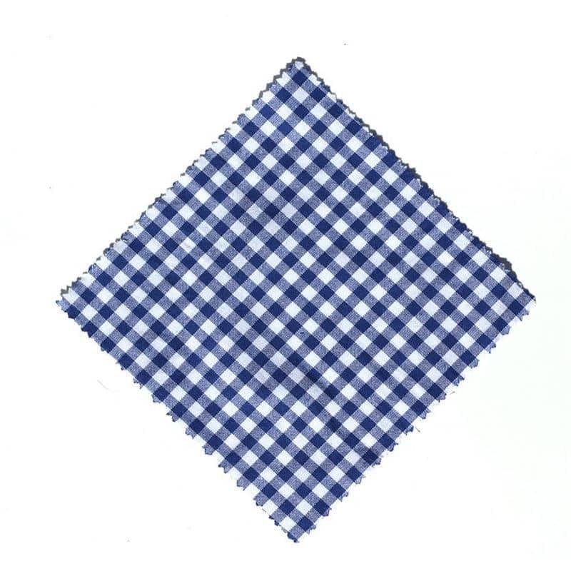 Krpice za zimnicu karirane 12x12, kvadratne, tekstil, tamnoplava, otvor: TO38-TO53 Krpice za zimnicu karirane 12x12, kvadratne, tekstil, tamnoplava, otvor: TO38-TO53