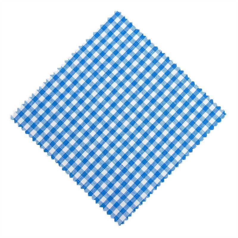Krpice za zimnicu karirane 15x15, kvadratne, tekstil, petrolej, otvor: TO58-TO82 Krpice za zimnicu karirane 15x15, kvadratne, tekstil, petrolej, otvor: TO58-TO82