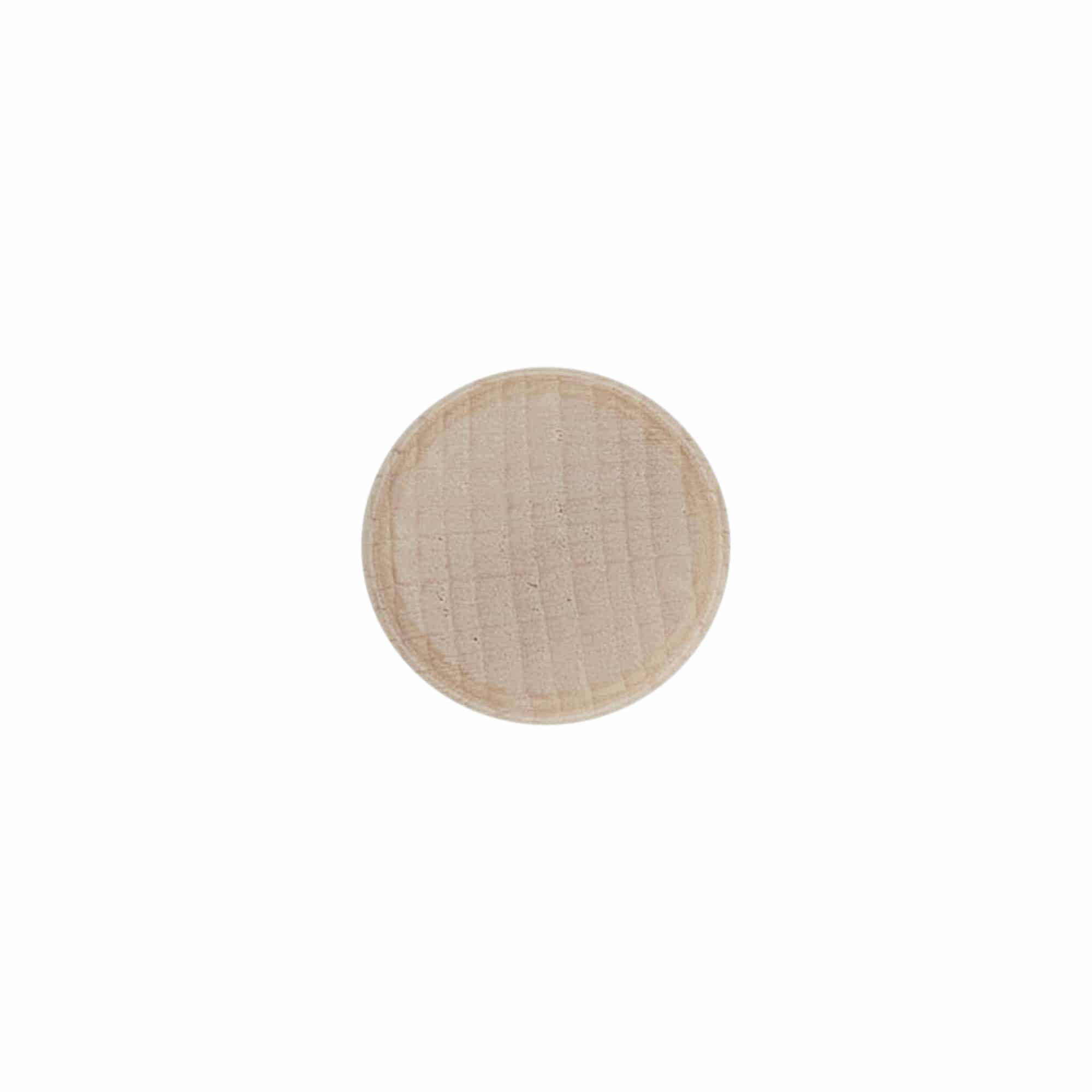 Čep s ručkom s otvorom za doziranje 19 mm, drvo/plastika, bež, za otvor: čep