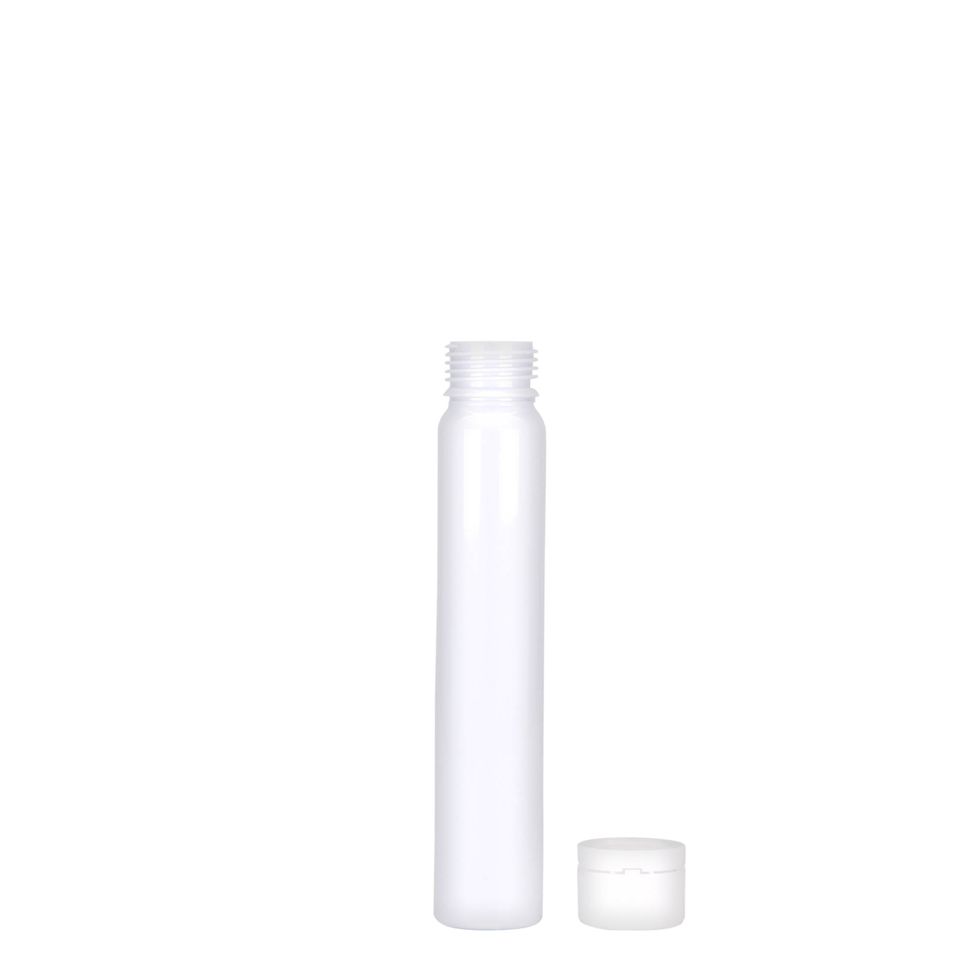 25 ml PET-cjevčica, plastika, bijela, otvor: navojni zatvarač 25 ml PET-cjevčica, plastika, bijela, otvor: navojni zatvarač