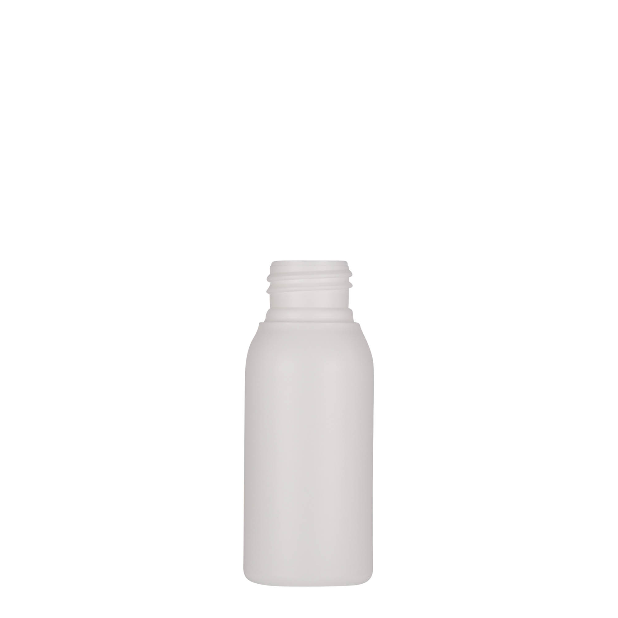 50 ml plastična boca 'Tuffy', HDPE, bijela, grlo: 24/410