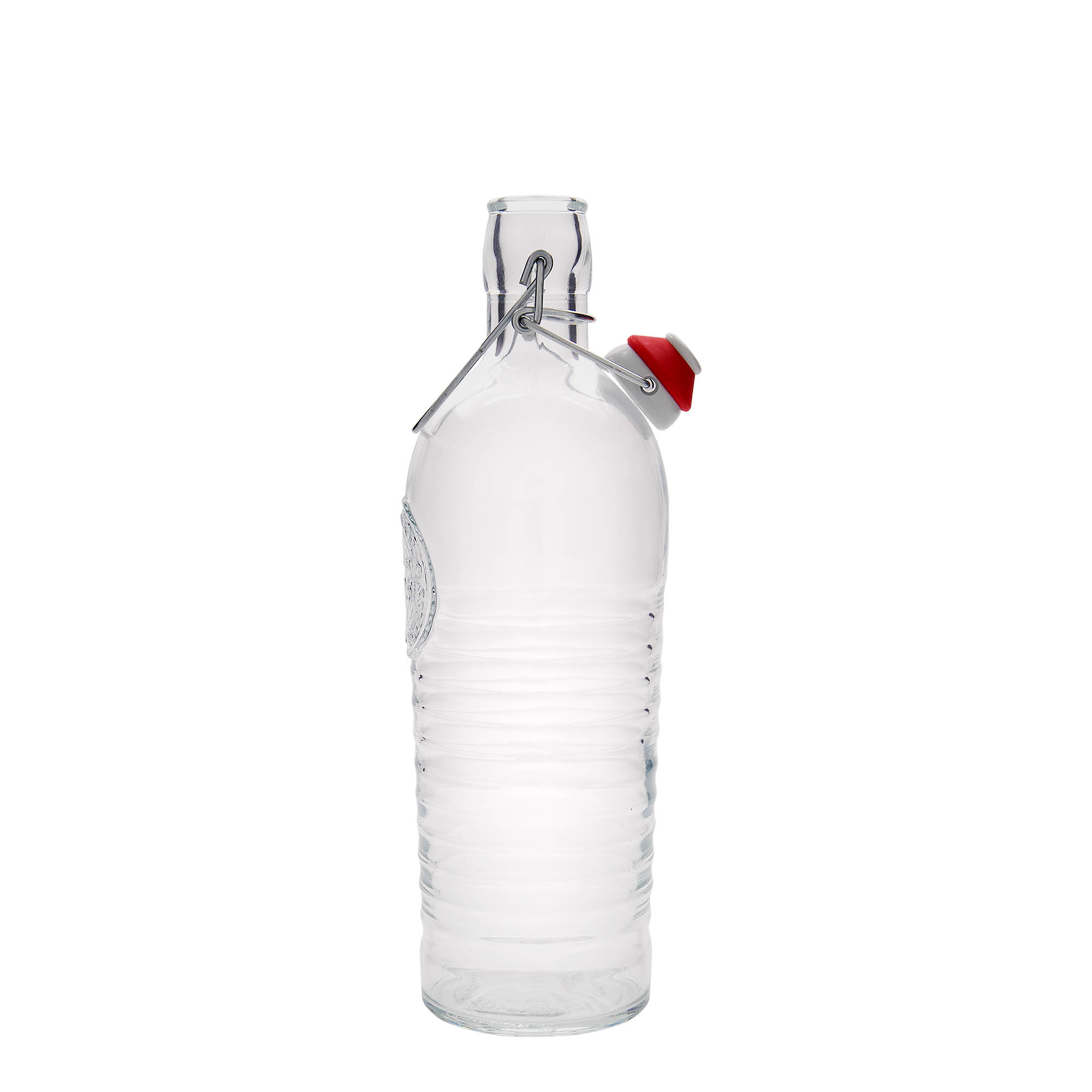 1.200 ml staklena boca 'Officina 1825', grlo: zatvarač s kopčom