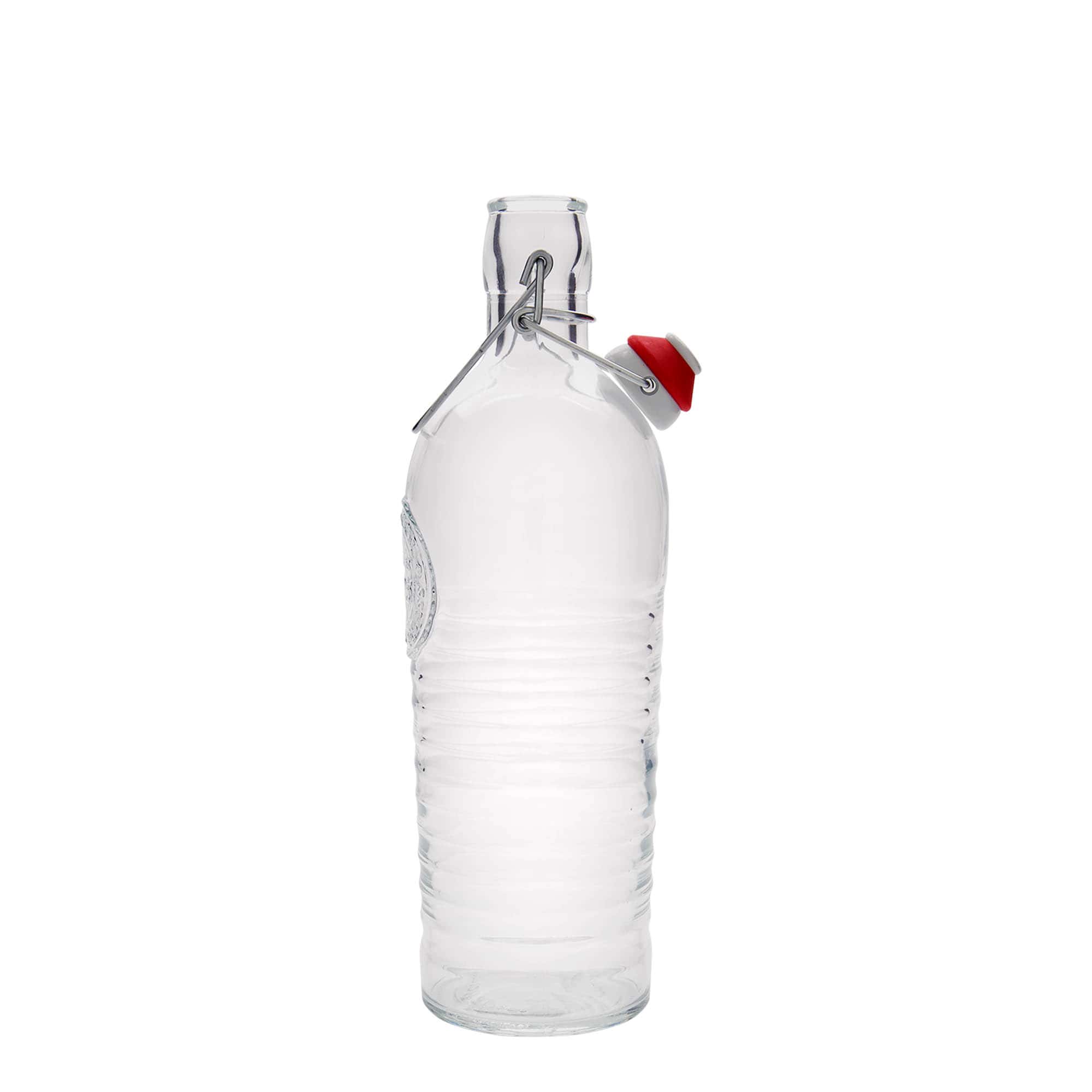 1.200 ml staklena boca 'Officina 1825', grlo: zatvarač s kopčom