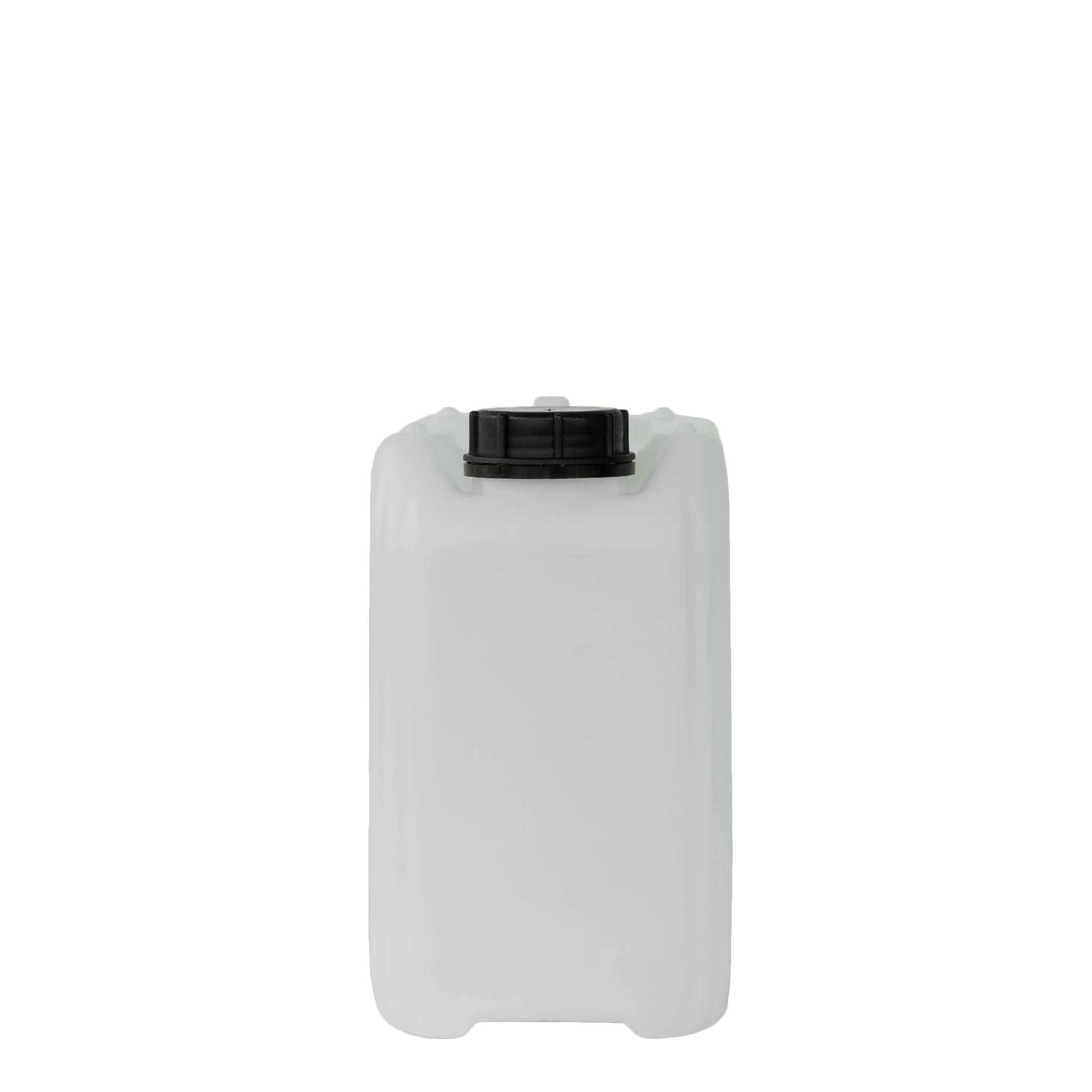 5 l kanistar, pravokutni, HDPE plastika, prirodni, otvor: ND 55
