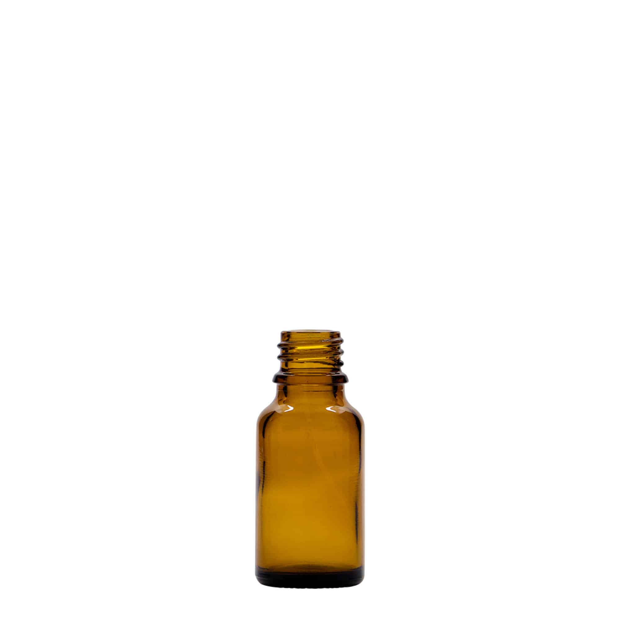 Farmaceutska boca 15 ml, staklo, smeđa, otvor: DIN 18 Farmaceutska boca 15 ml, staklo, smeđa, otvor: DIN 18