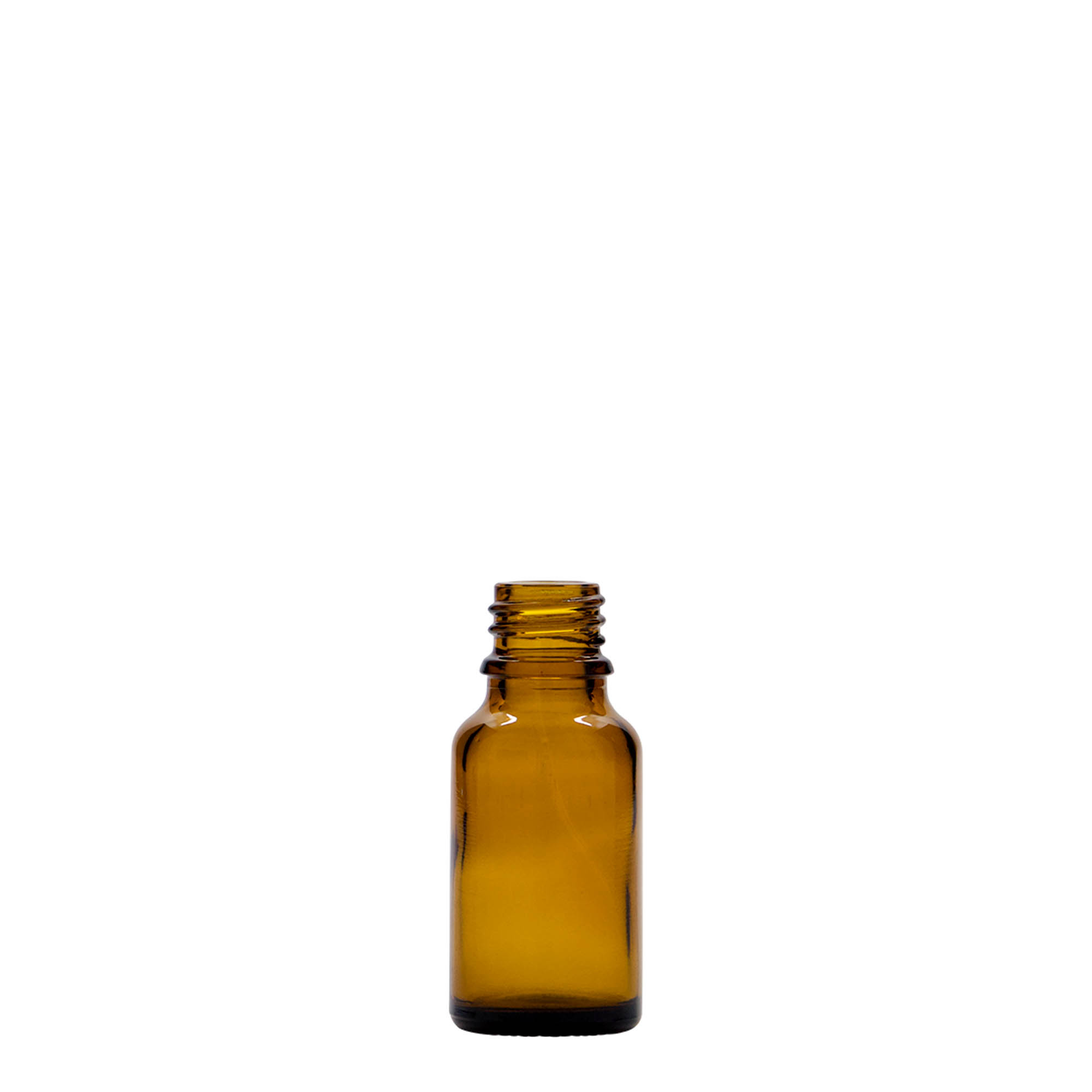 15 ml medicinska bočica, staklo, smeđa, grlo: DIN 18 15 ml medicinska bočica, staklo, smeđa, grlo: DIN 18