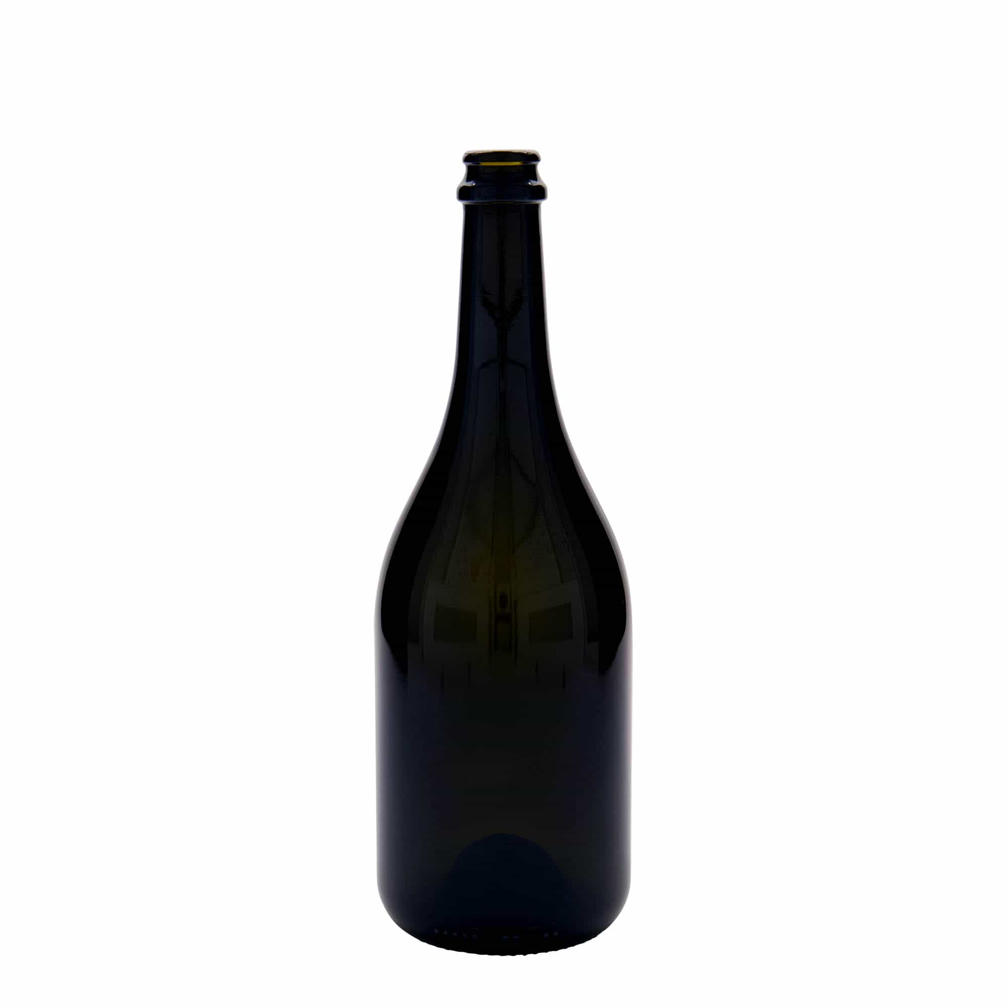 750 ml boca piva 'Horta', staklo, antikno zeleno, otvor: krunski čep