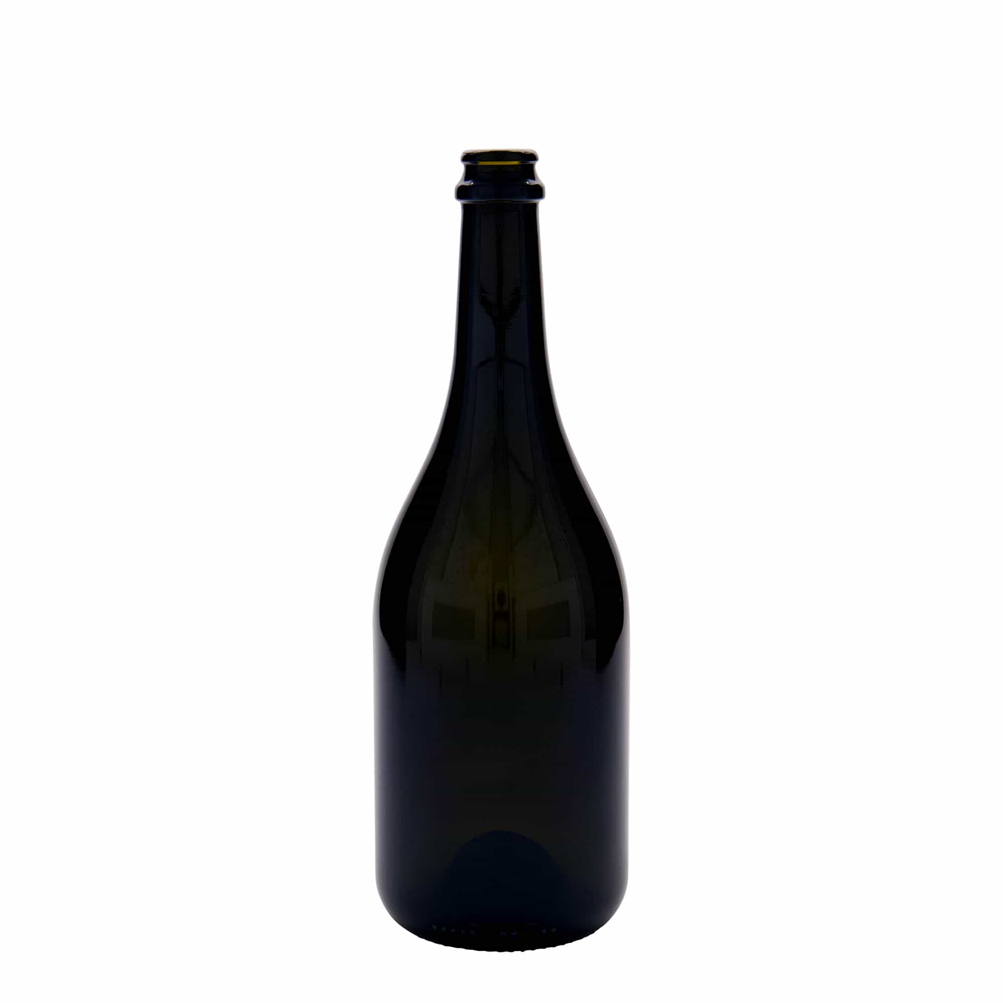 750 ml boca piva 'Horta', staklo, antikno zeleno, otvor: krunski čep