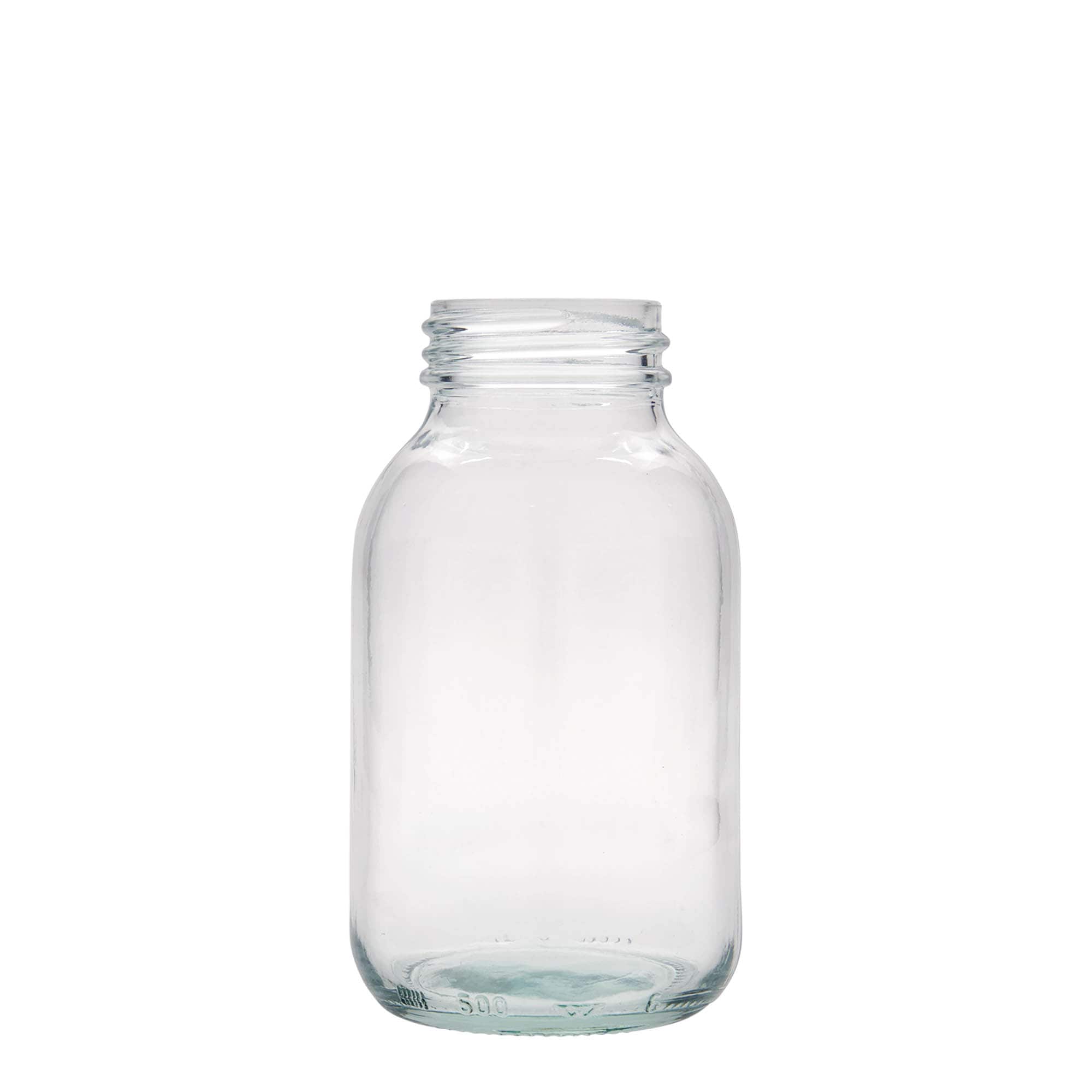 500 ml širokogrlo staklenka, otvor: DIN 55