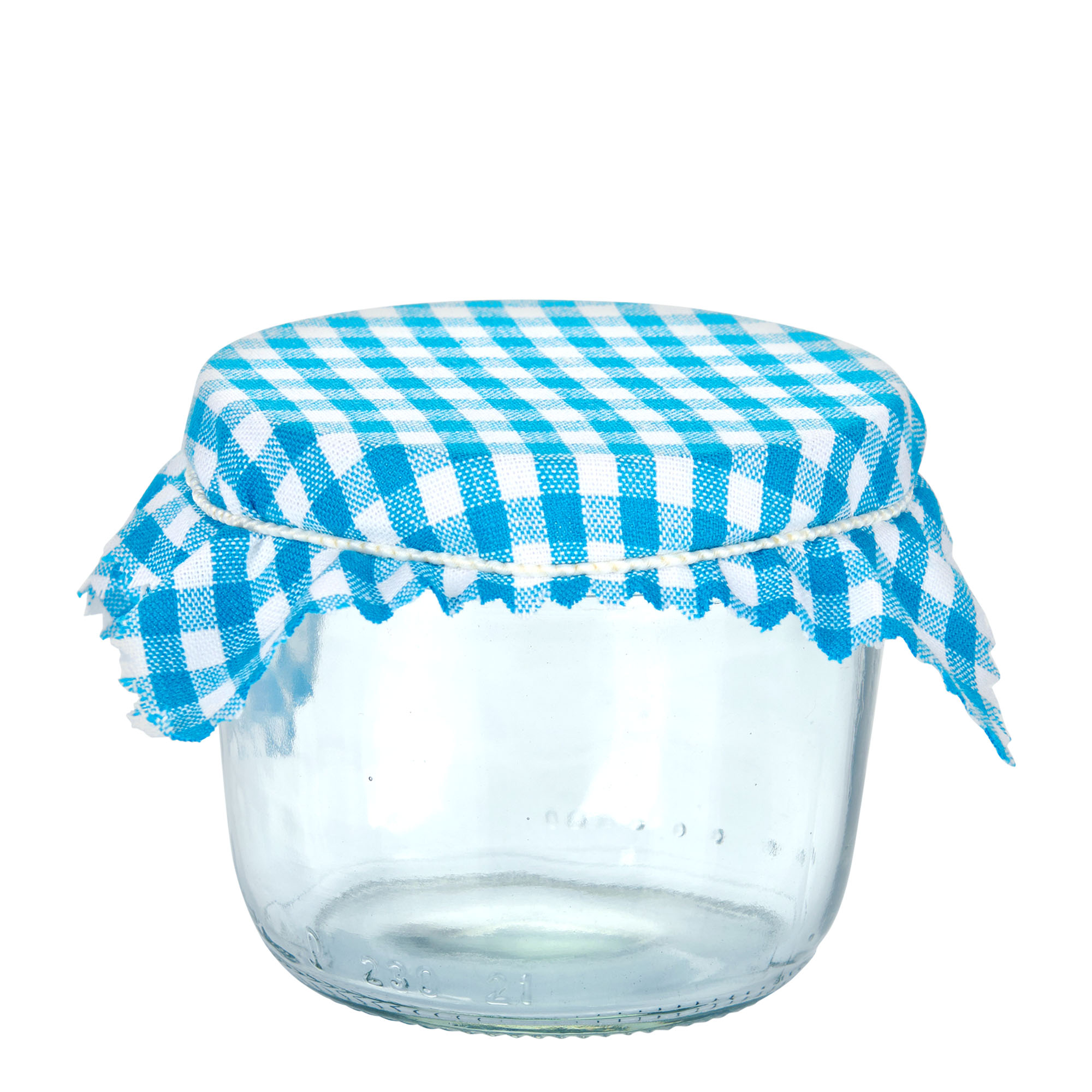 Tkanina podmetač karo uzorka 12x12, kvadratni, tekstil, plava, grlo: TO38-TO53