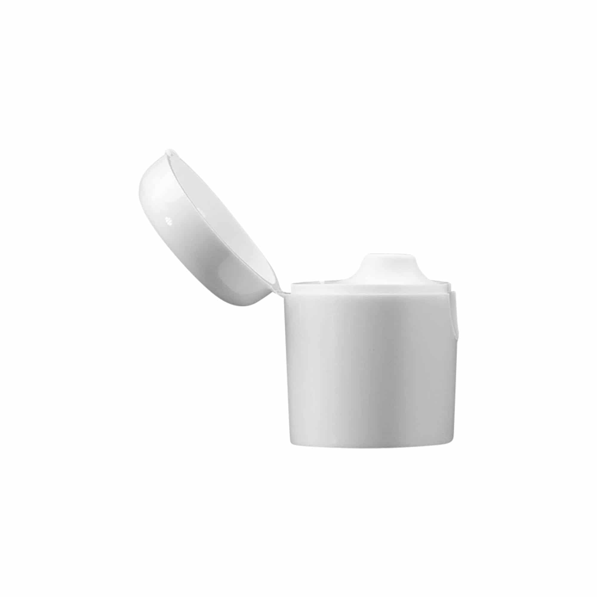 Navojni poklopac s kliznim šarkama za 'Indy', plastika, bijela Navojni poklopac s kliznim šarkama za 'Indy', plastika, bijela