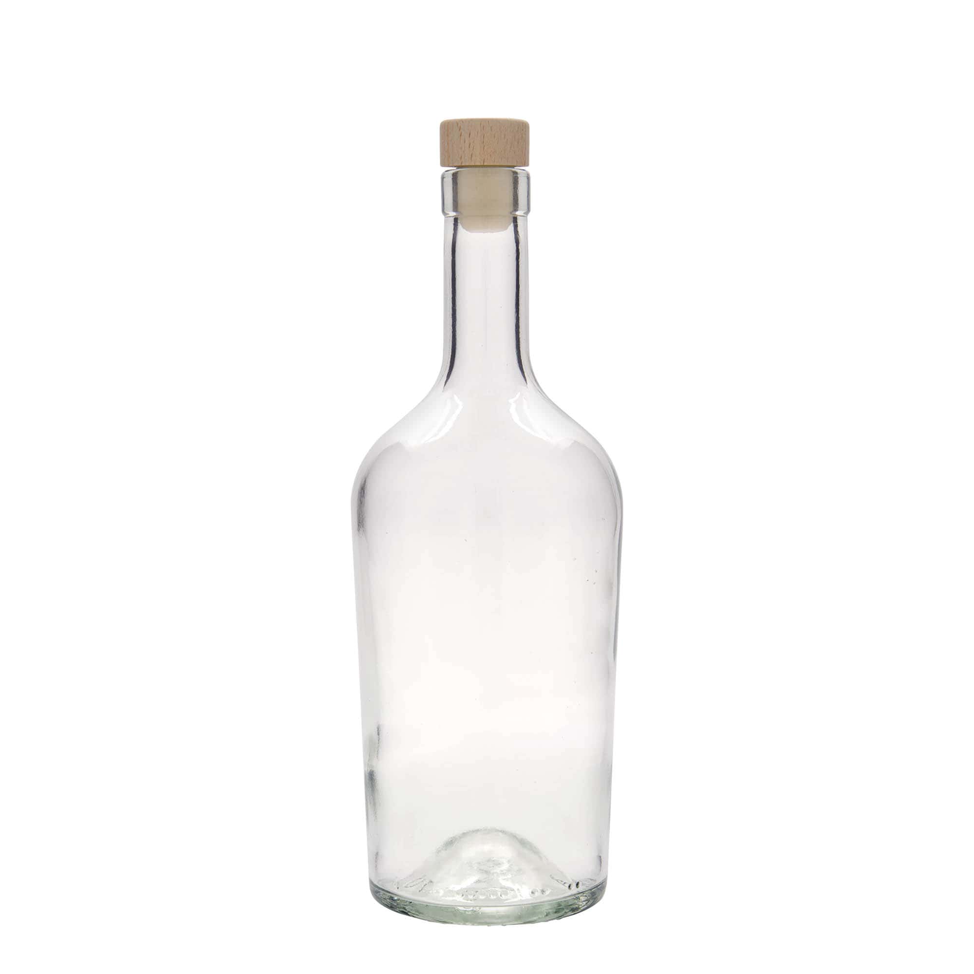 700 ml staklena boca 'Margarethe', grlo: plutani čep