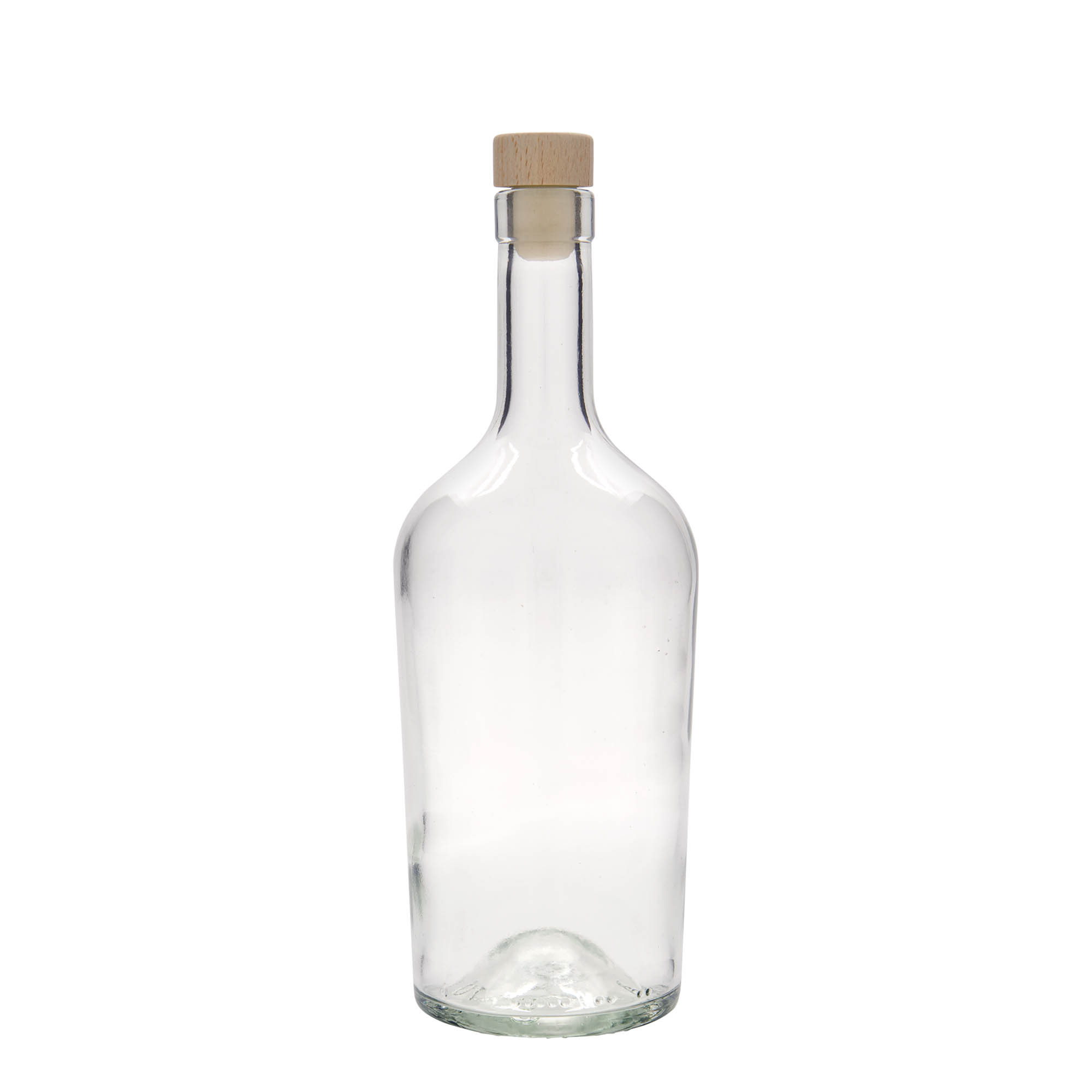 700 ml staklena boca 'Margarethe', grlo: plutani čep