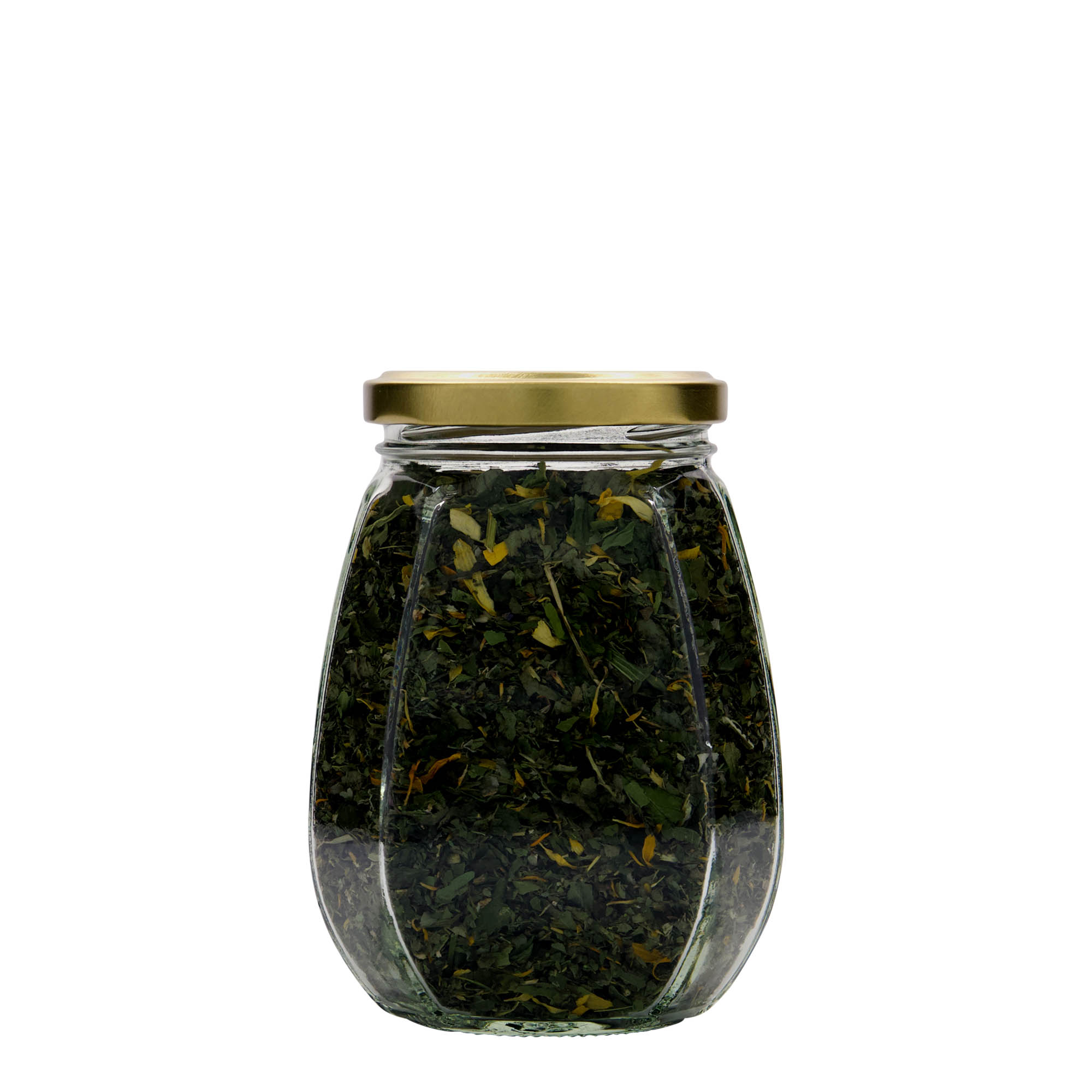 385 ml ukrasna staklenka, šesterokutna, otvor: Twist-Off (TO 63) 385 ml ukrasna staklenka, šesterokutna, otvor: Twist-Off (TO 63)